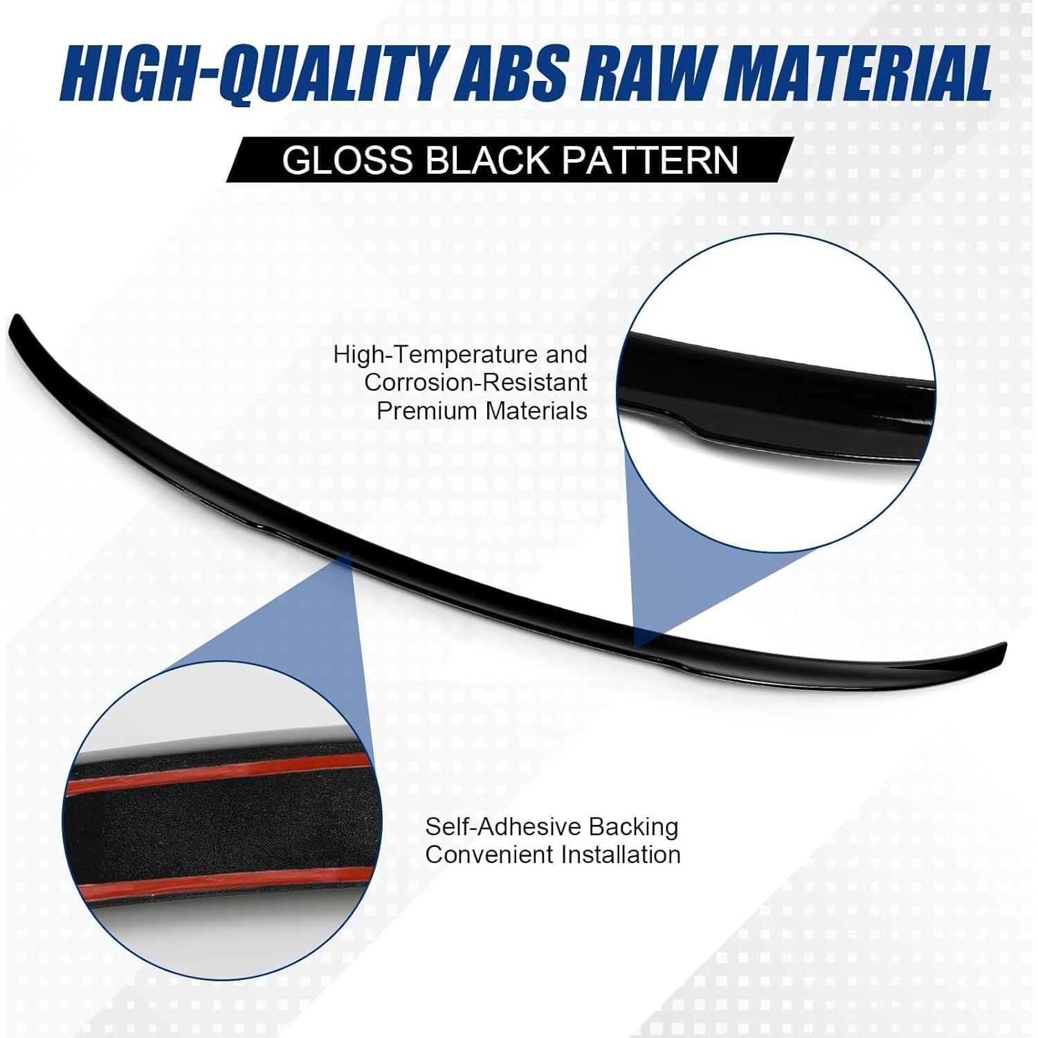 Spoiler Trasero YESENTECH para BMW G20 G80 M3 2019-2025 Negro