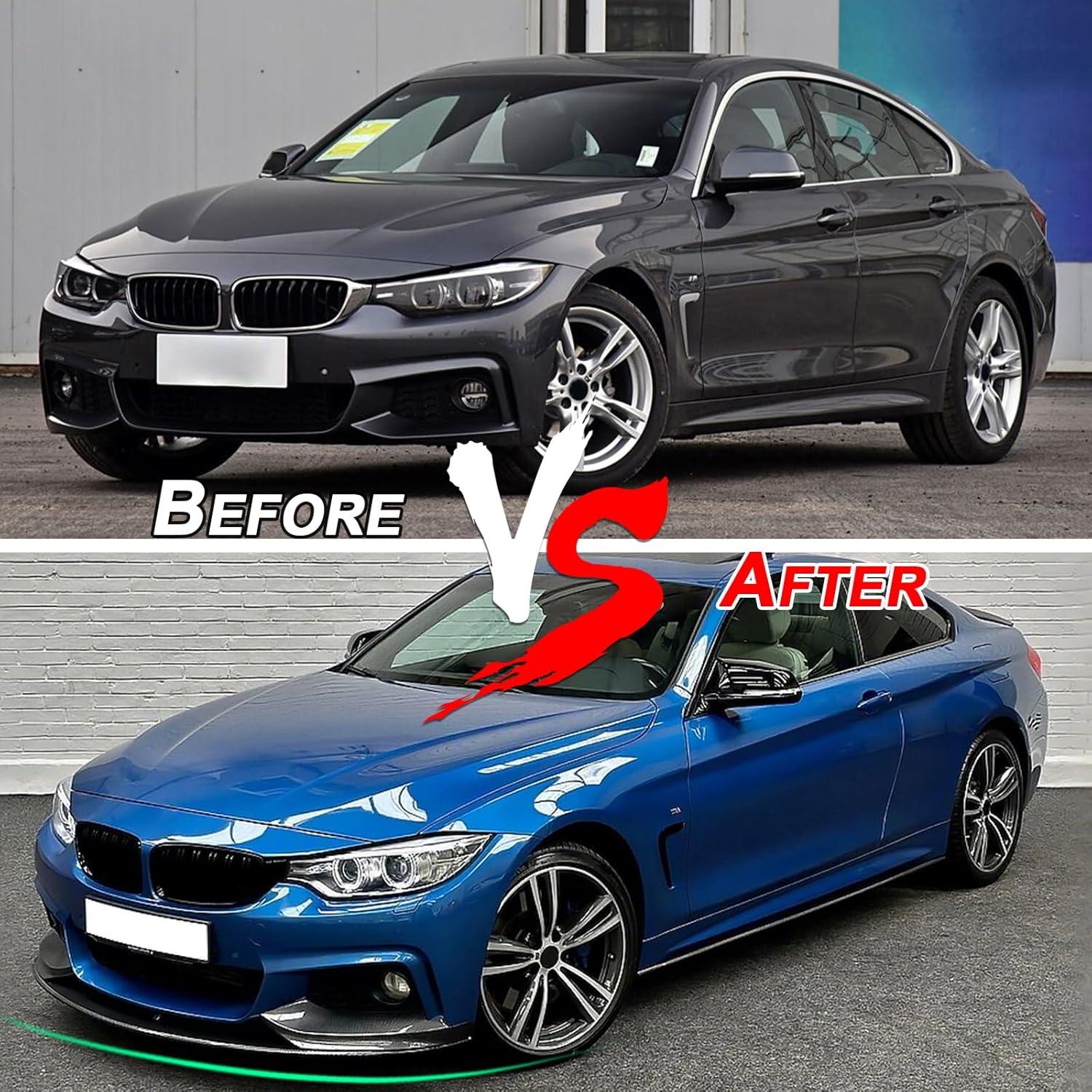 Lip Spoiler Frontal KHK para BMW Serie 4 F32 F33 F36 2014-2020