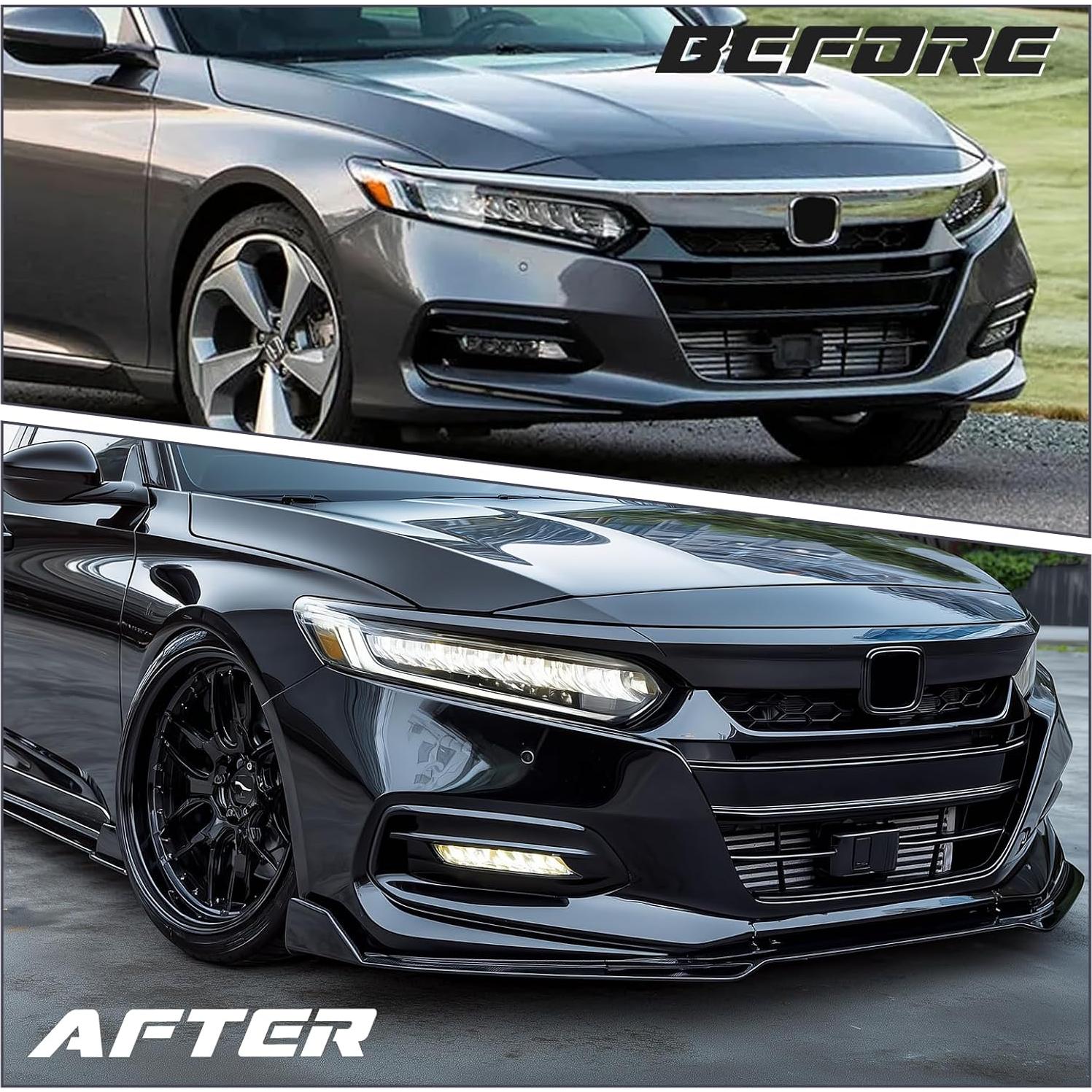 Labio Spoiler Divisor Parachoques Frontal ZXMOTO Honda Accord 2018-2020