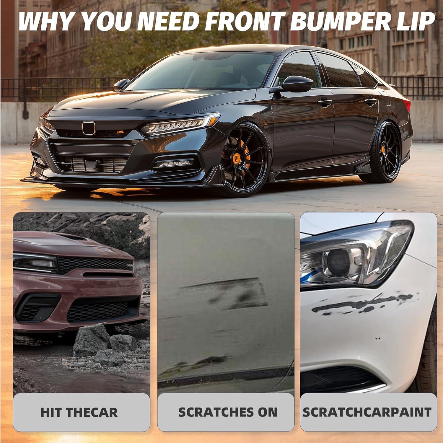 Labio Spoiler Divisor Parachoques Frontal ZXMOTO Honda Accord 2018-2020