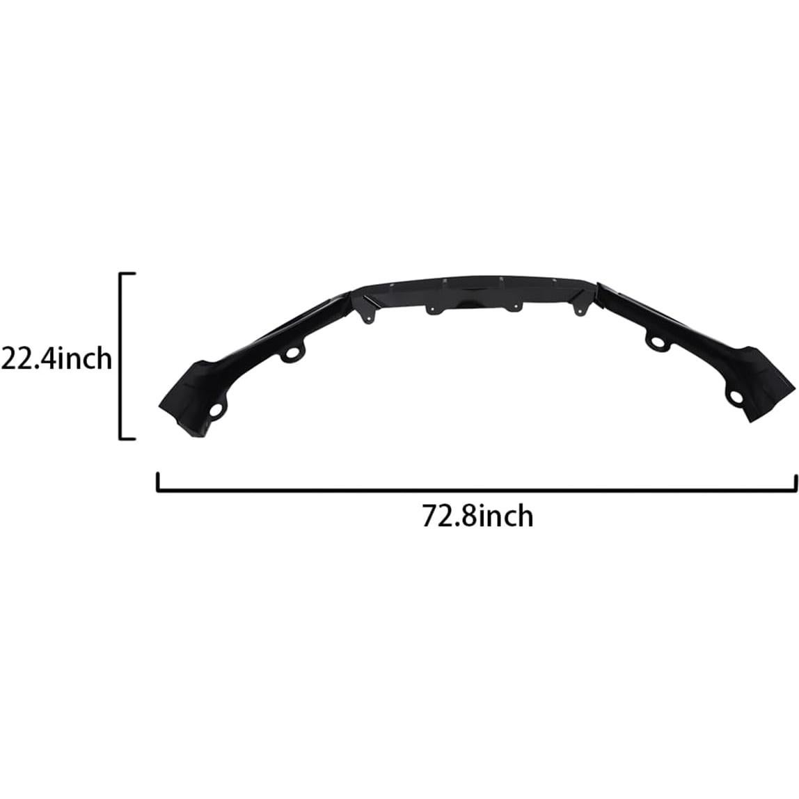 Labio Spoiler Divisor Parachoques Frontal ZXMOTO Honda Accord 2018-2020