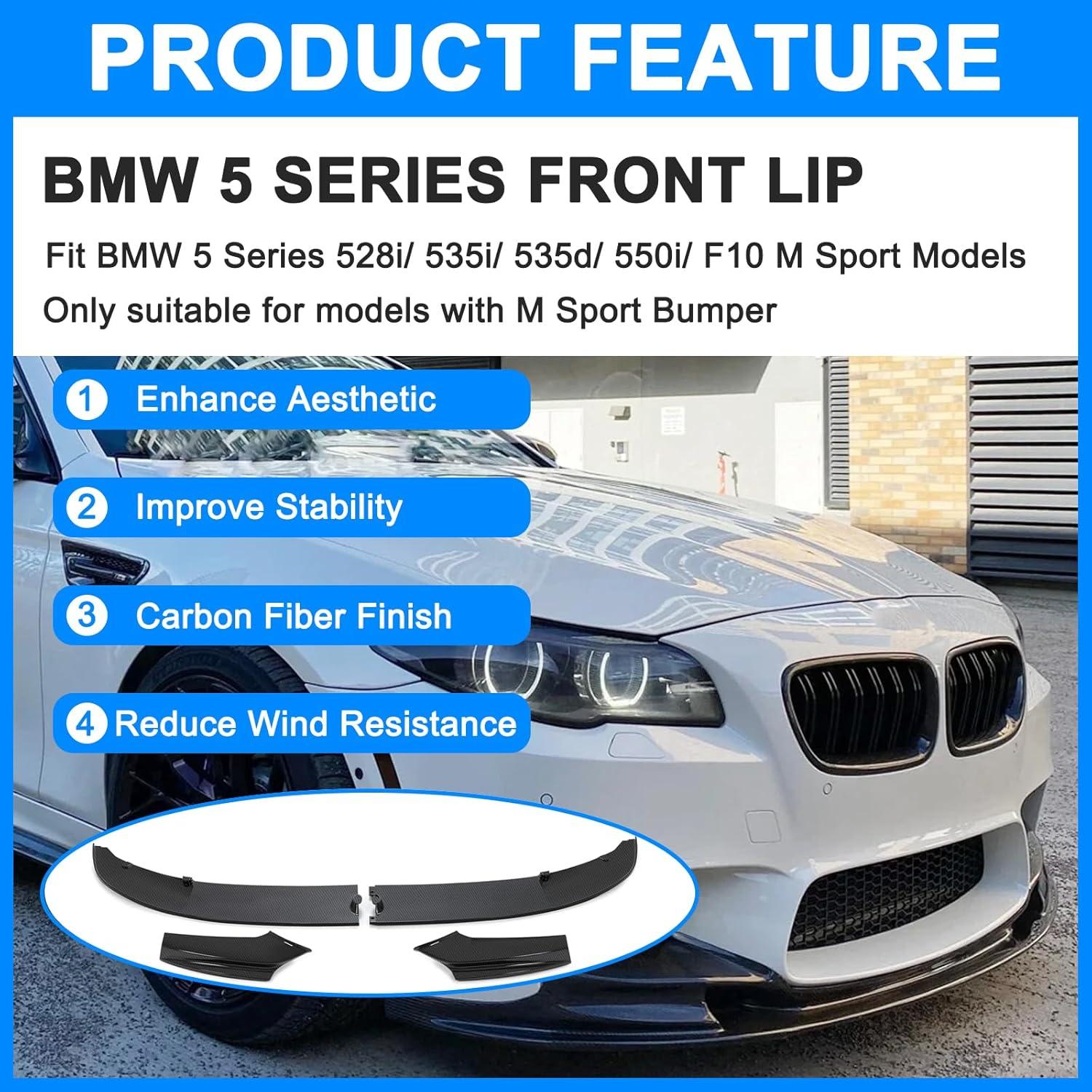 Labio Parachoques Frontal BMW Serie 5 F10 M Sport 2011-2016