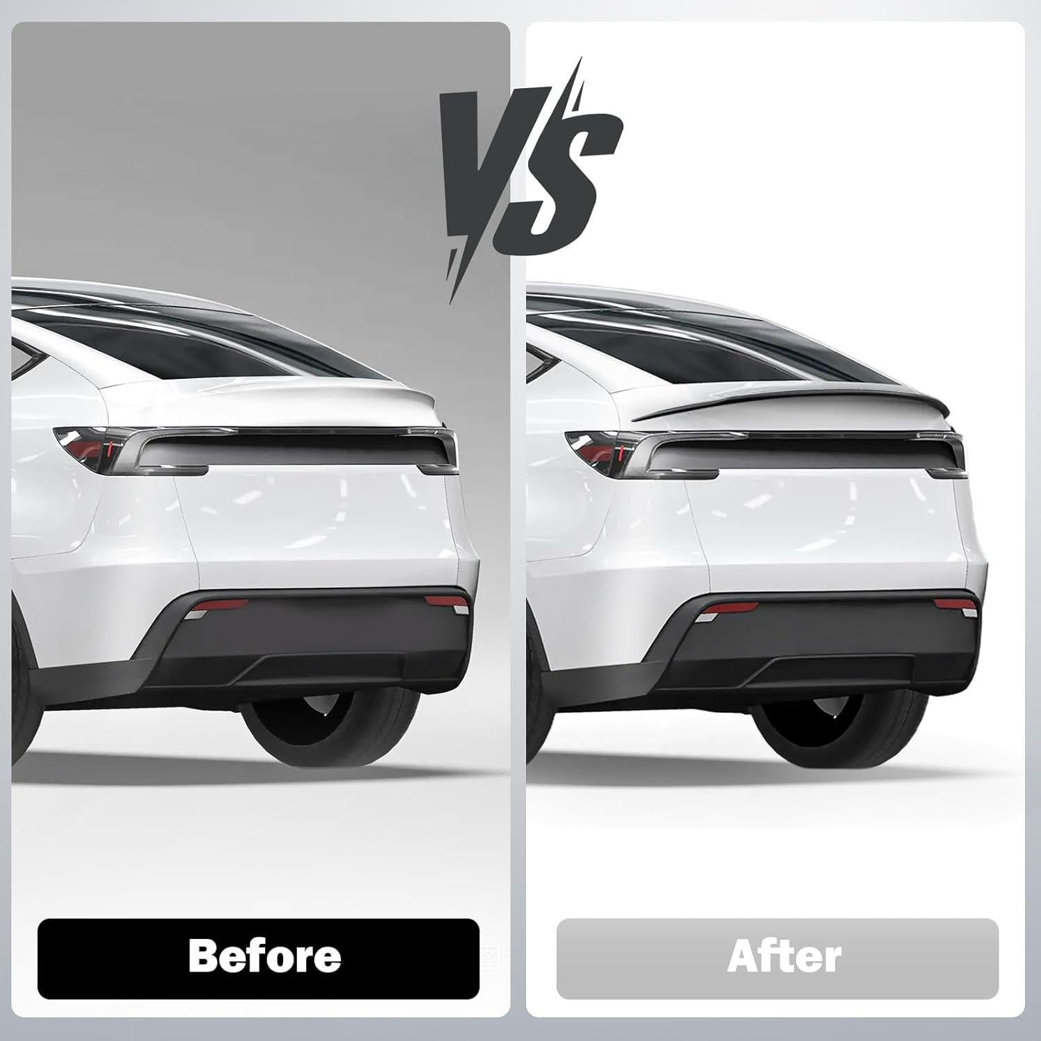 Spoiler Trasero ABS para Tesla Model Y Juniper 2026 - Fibra de Carbono
