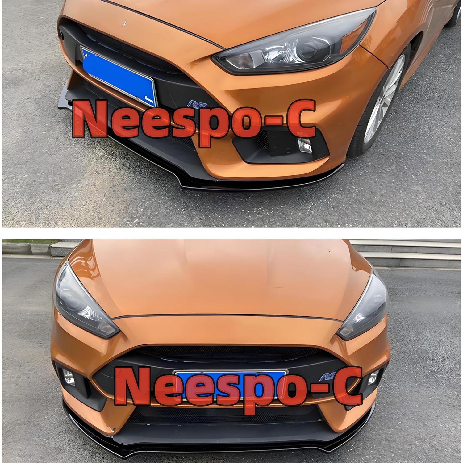 Divisor de Labio Frontal NEESPOC para Ford Focus RS/ST 2016-2018