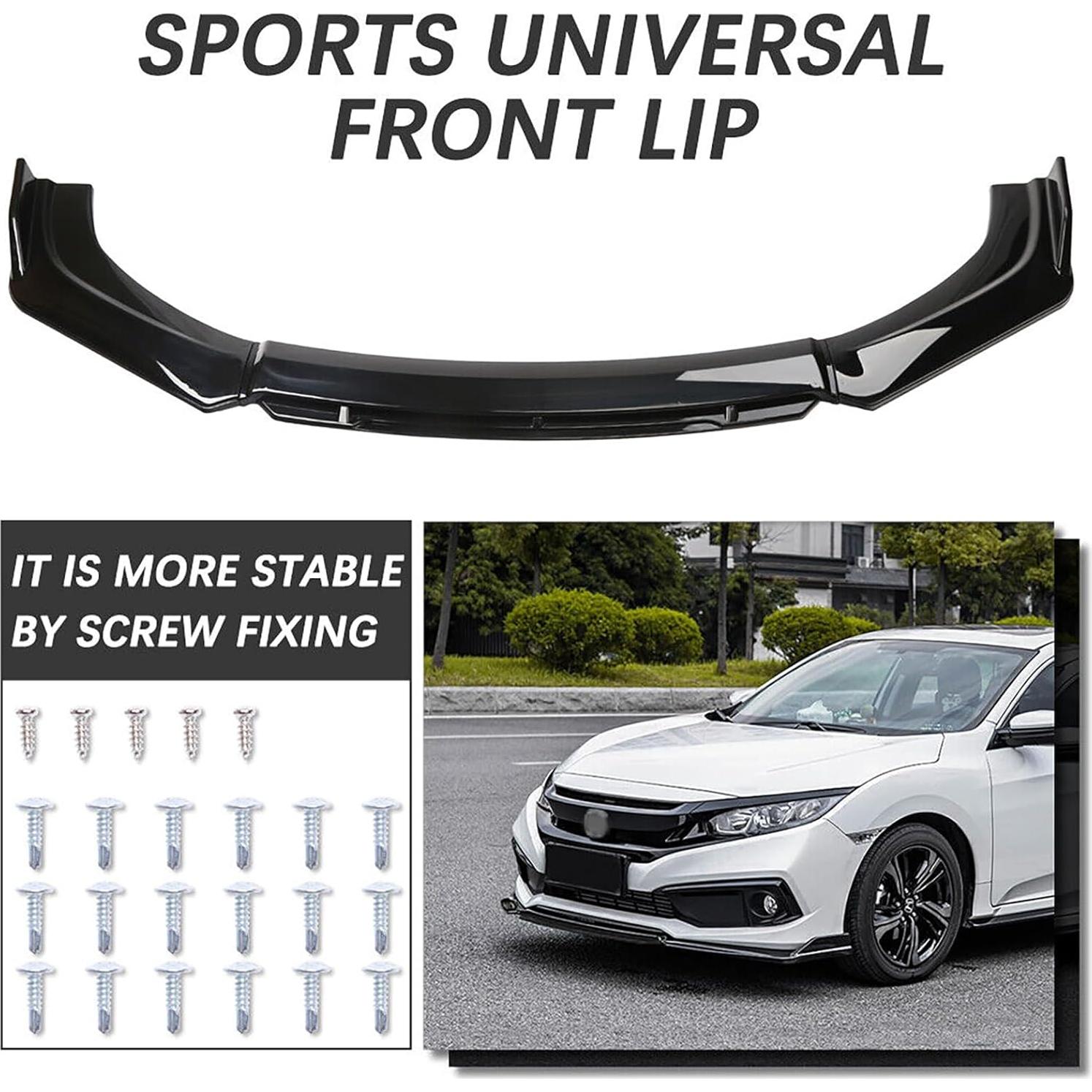 Labio de Parachoques Delantero Universal DREAMOTOR 4 Piezas