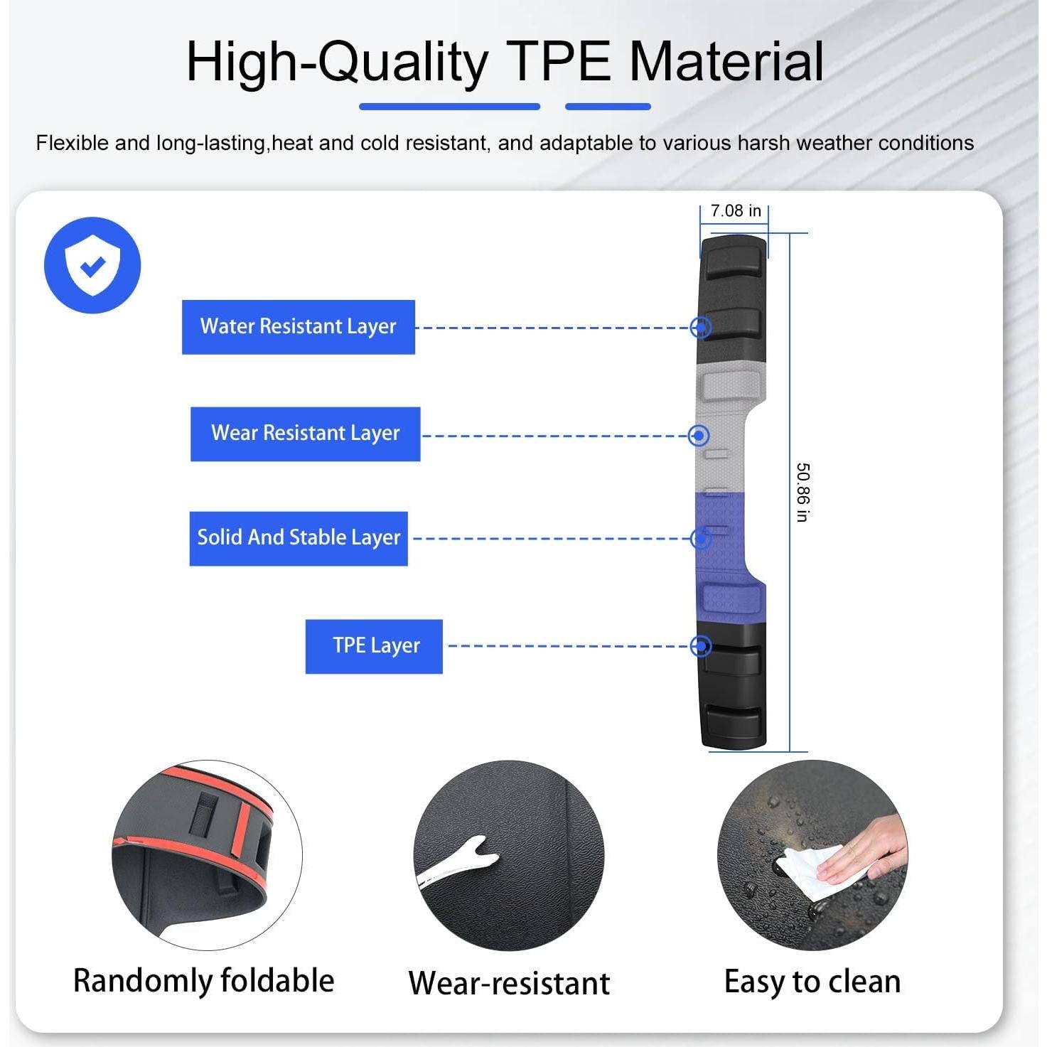 Protector Trasero del Techo Xipoo para Ford F150 2015-2020