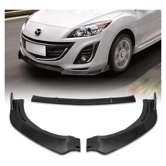 Kit de Parachoques Delantero 3 Piezas Mazda 3 2010-2013 Negro Mate