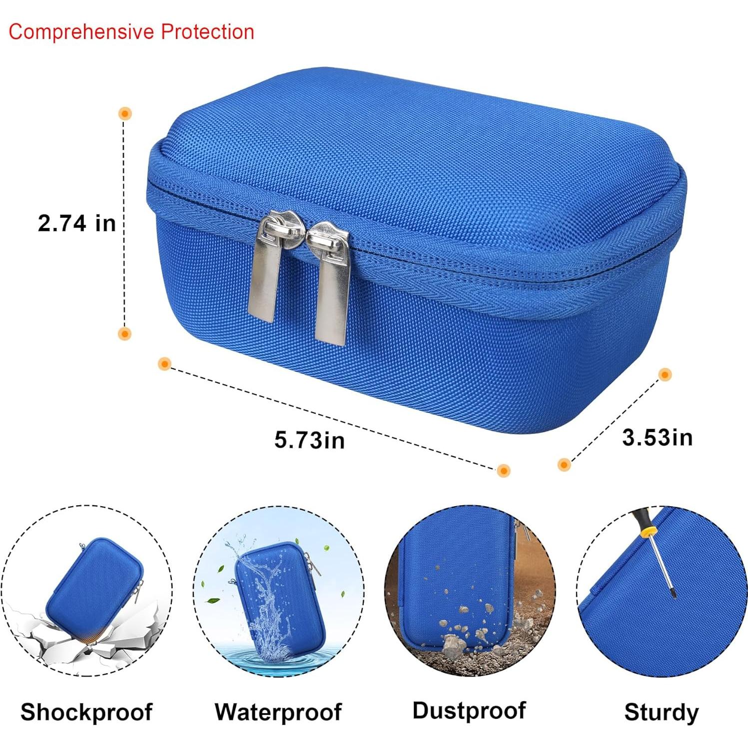 Funda de transporte Elonbo para Canon G7 X Mark III - Azul