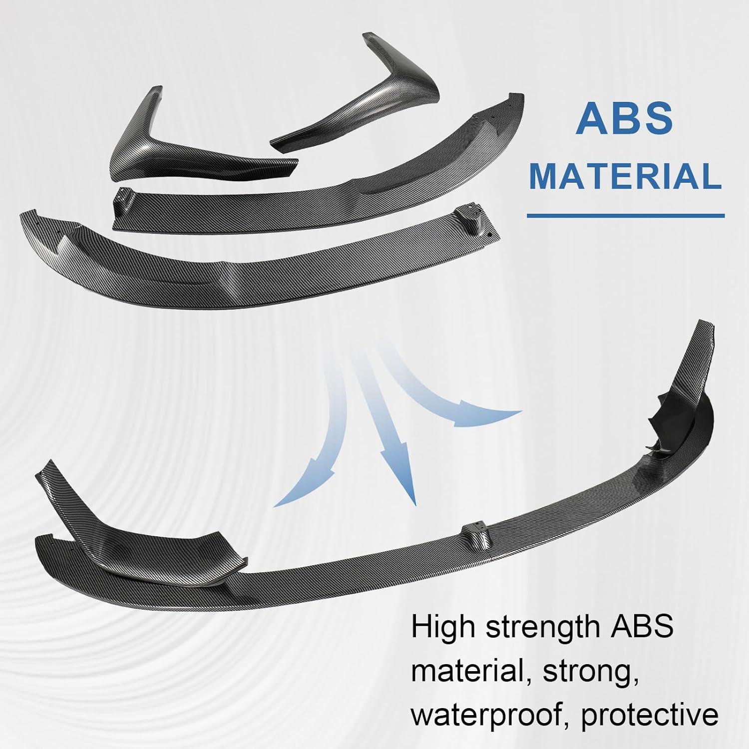 Labio Divisor Frontal BMW F80 M3 F82 F83 M4 2015-2020 Fibra de Carbono