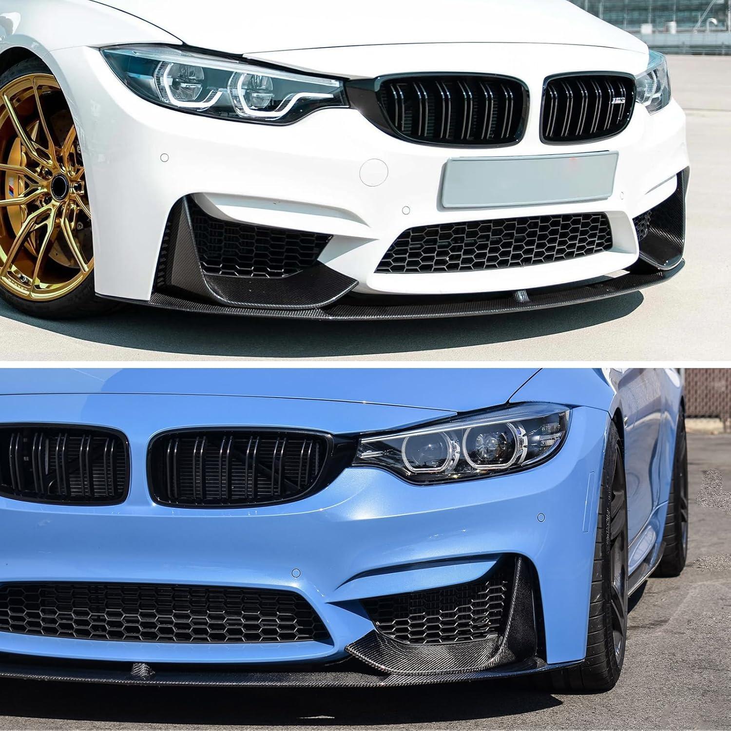 Labio Divisor Frontal BMW F80 M3 F82 F83 M4 2015-2020 Fibra de Carbono