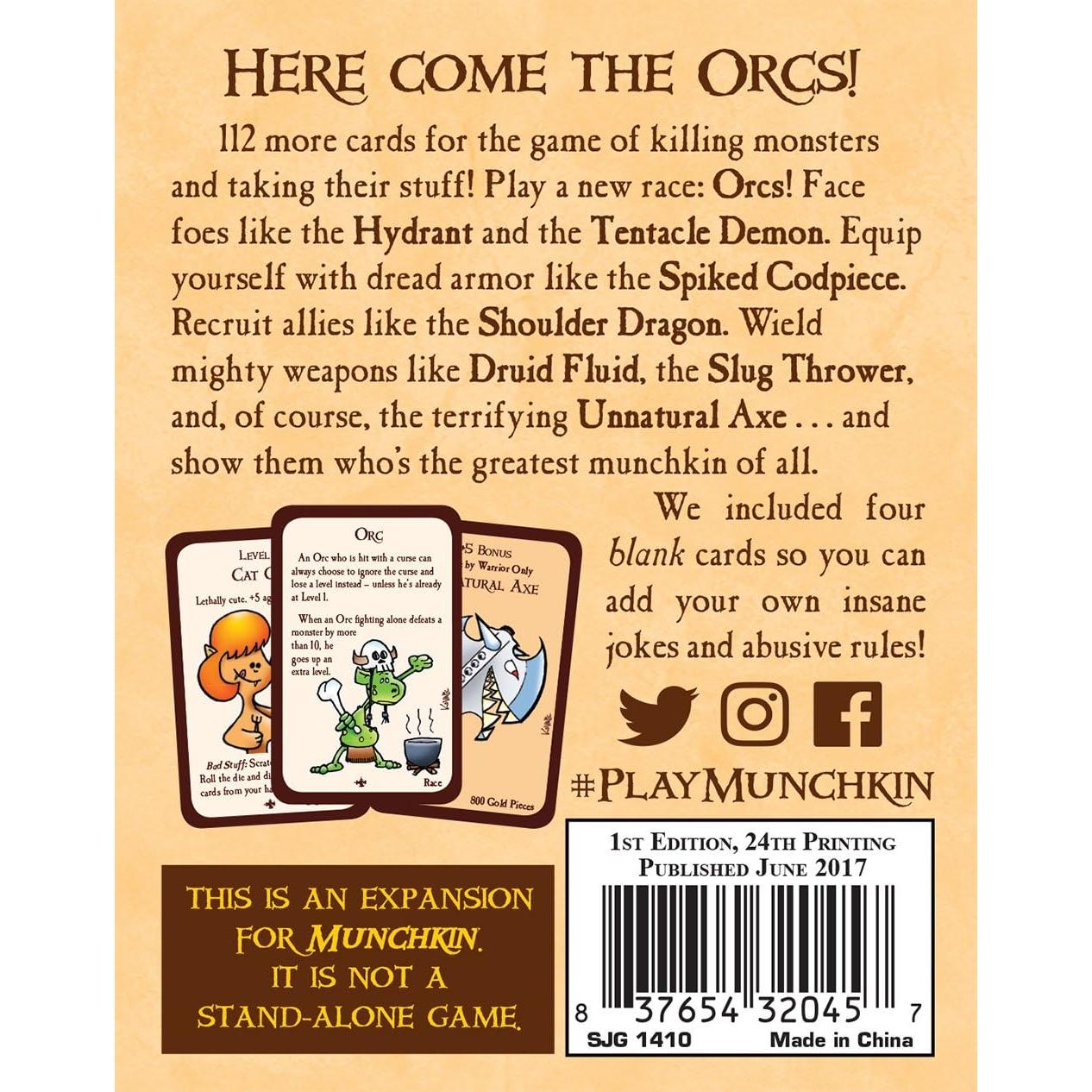 Munchkin 2 - Hacha Antinatural Steve Jackson Games 112 cartas