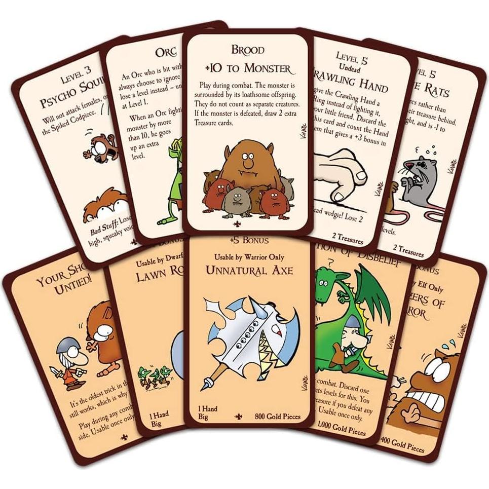Munchkin 2 - Hacha Antinatural Steve Jackson Games 112 cartas