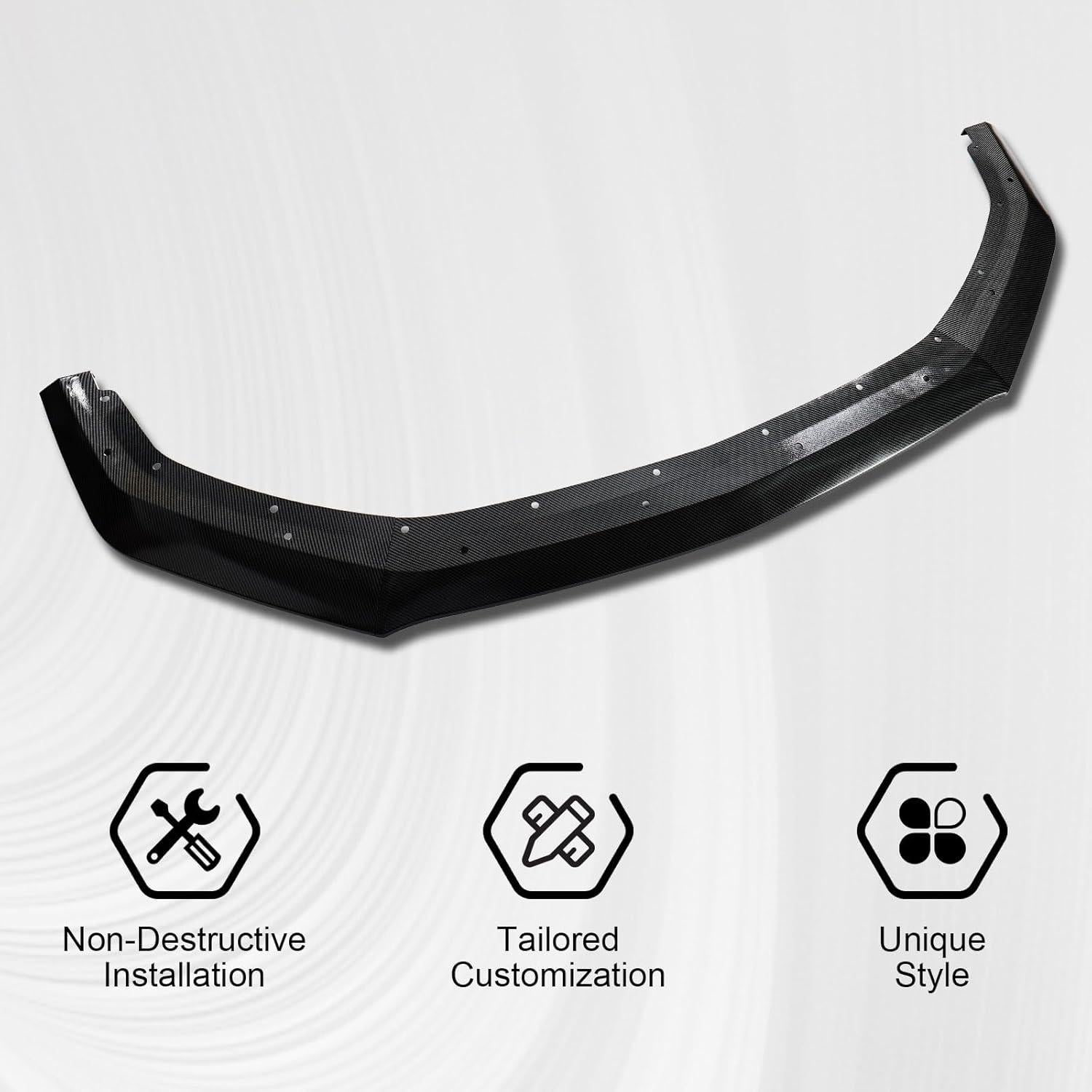 Labio de Parachoques Frontal Fancemot para Ford Mustang 2024-2025