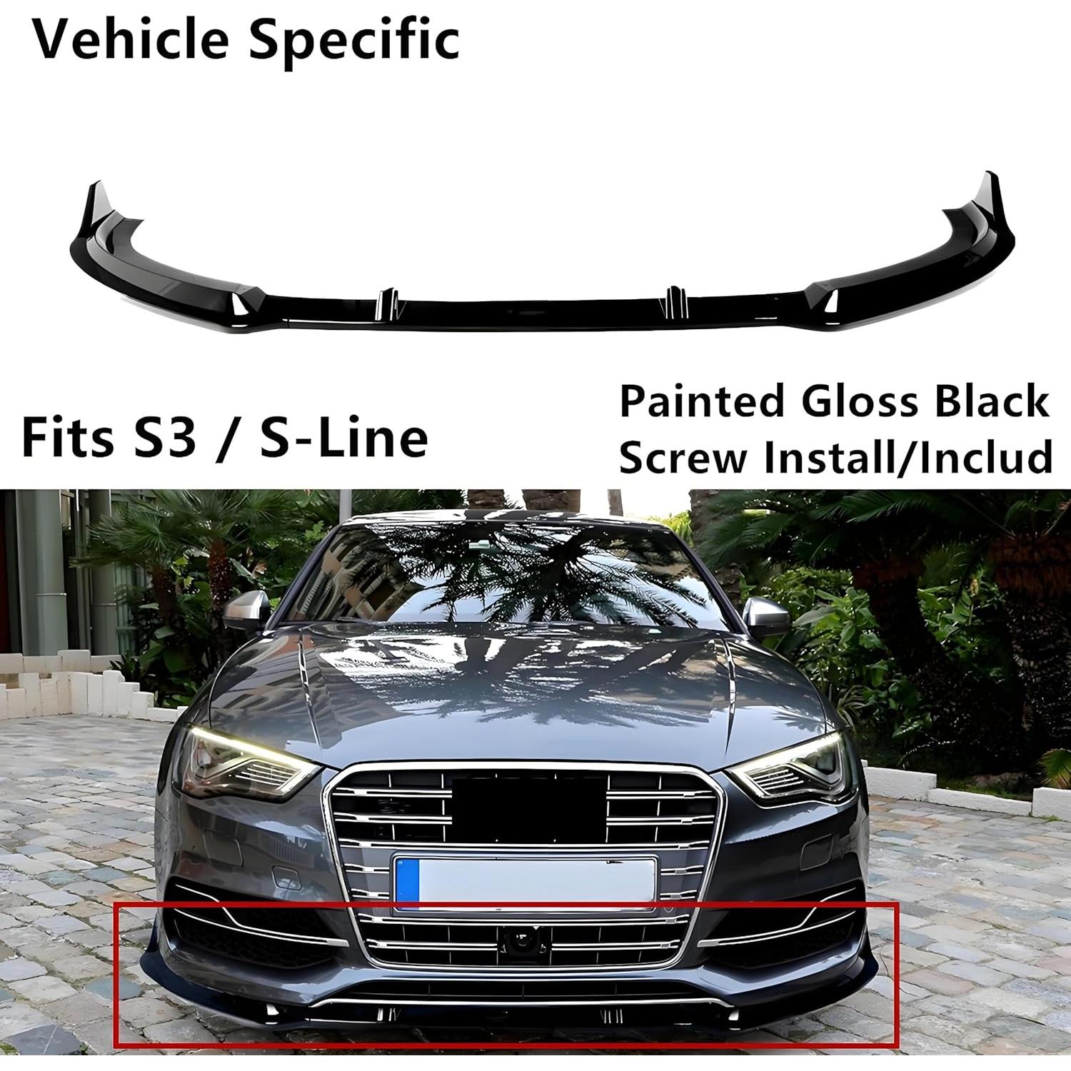 Divisor de Parachoques Frontal MUTUSAISI Audi A3 S-Line 2015-2016