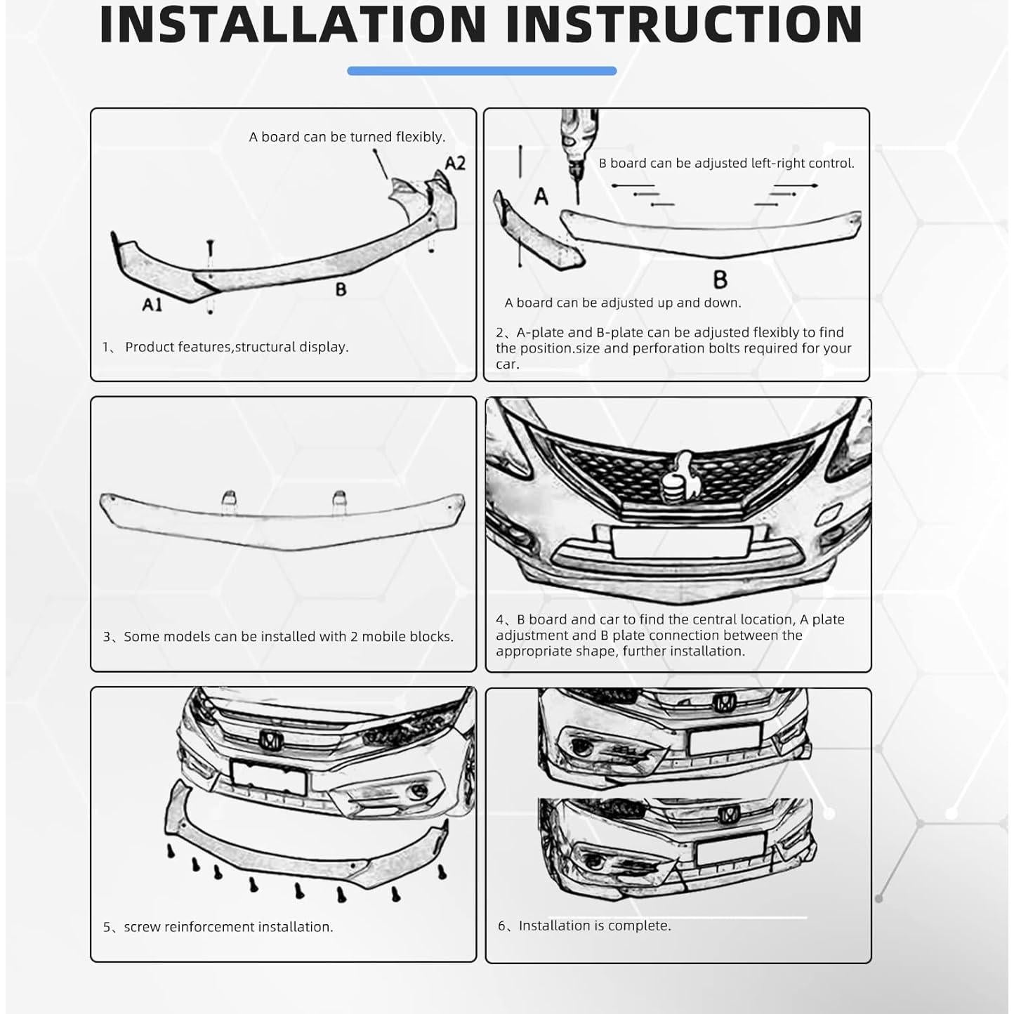 Divisor de Labio Frontal Universal KEEPDSGN para Autos