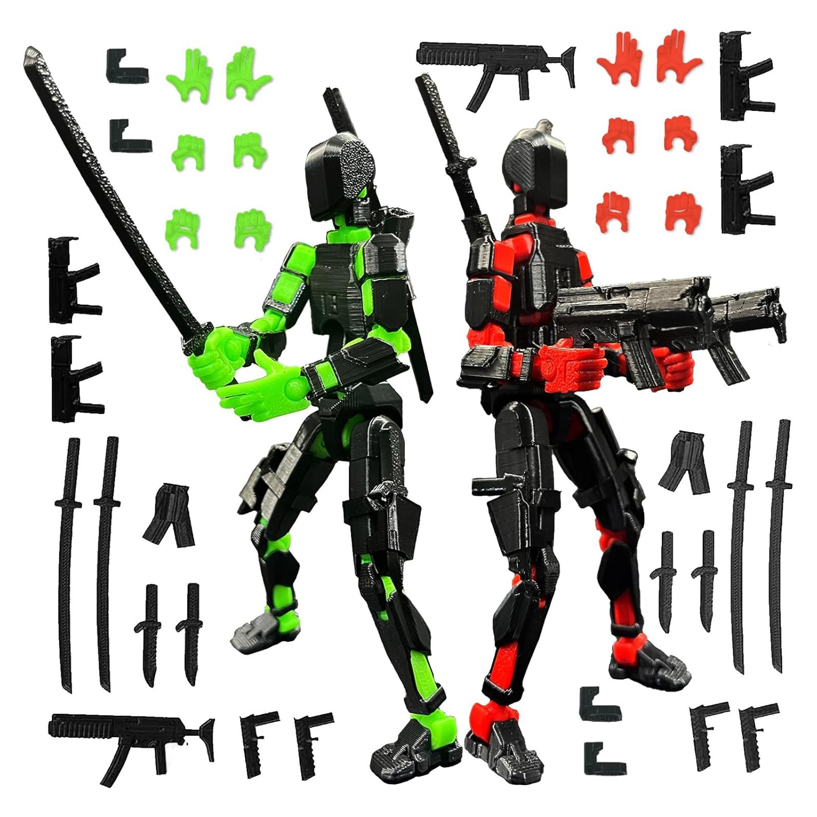 Conjunto de Figuras de Acción PEKOIU T13 Multi-Articuladas