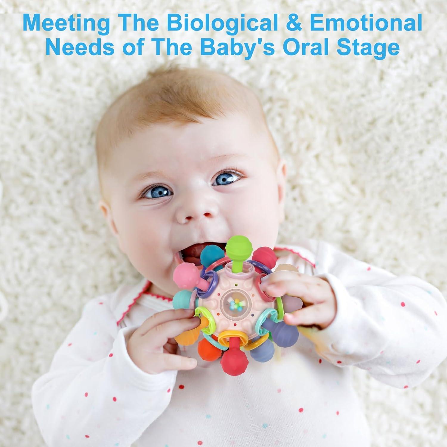 TOHIBEE Juguete Sensorial para Bebés 0-12 Meses Rosa