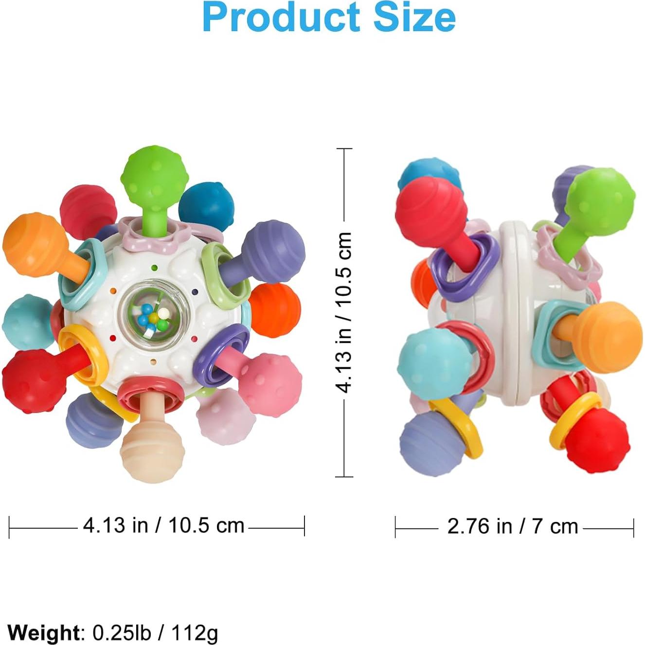 TOHIBEE Juguete Sensorial para Bebés 0-18 Meses Multicolor