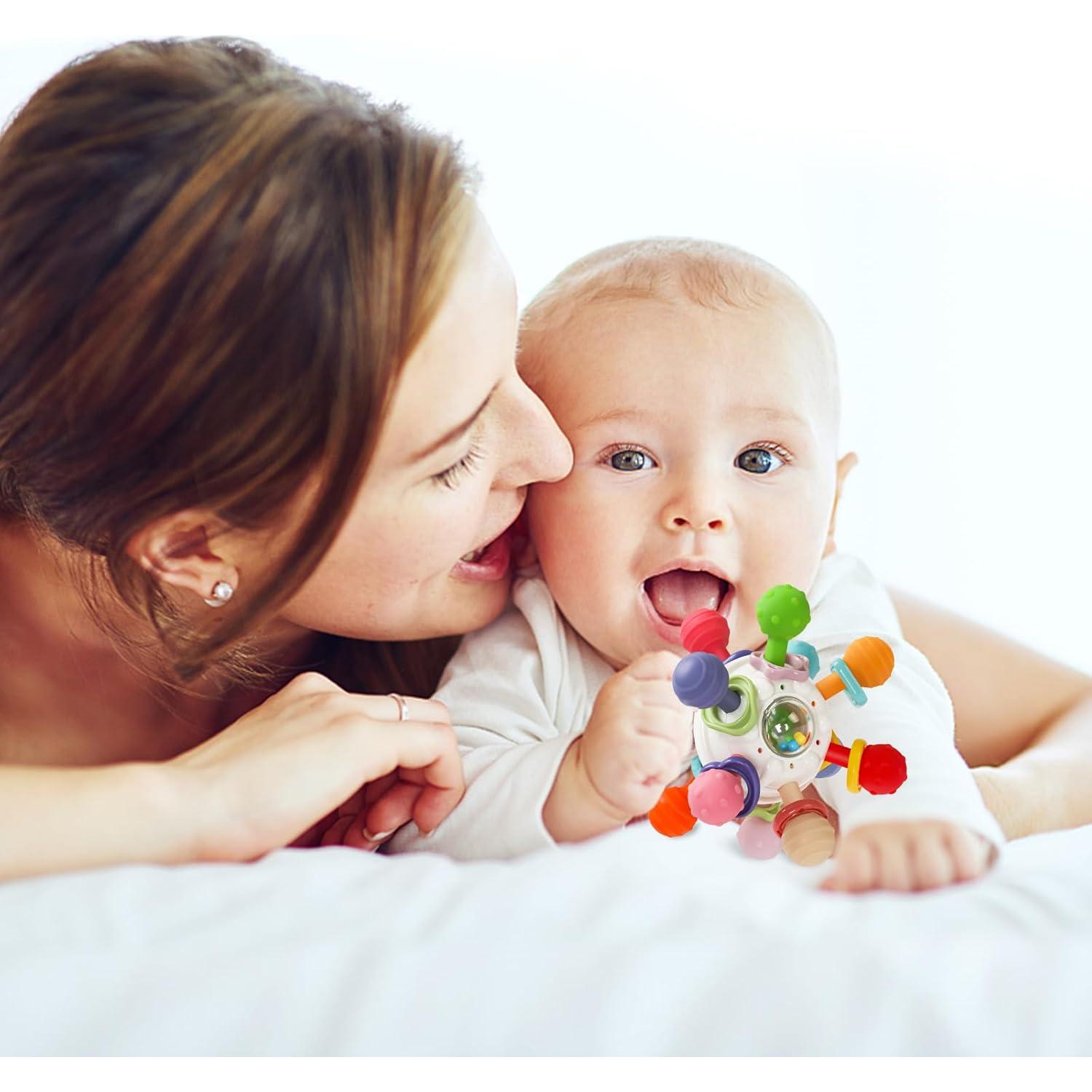 TOHIBEE Juguete Sensorial para Bebés 0-18 Meses Multicolor