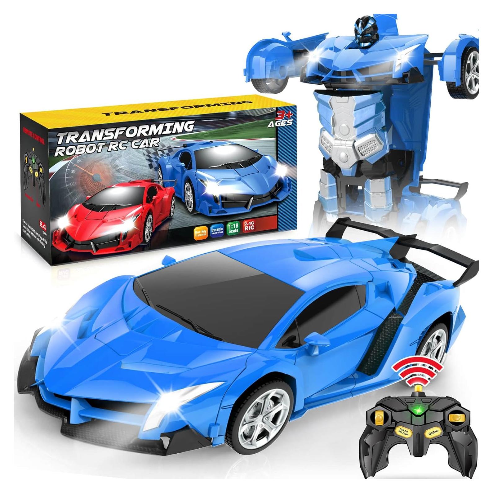 Coche RC Transformador Dolanus 278 - 360° Giros y Control 50m