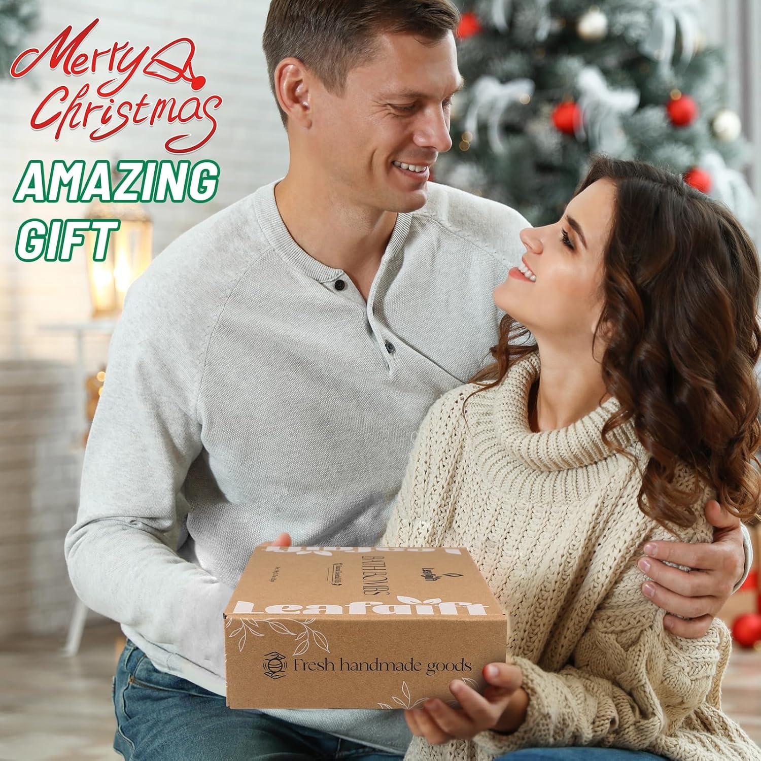 Juego de 12 Bombas de Baño Leafgift - Hechas a Mano, Hidratantes