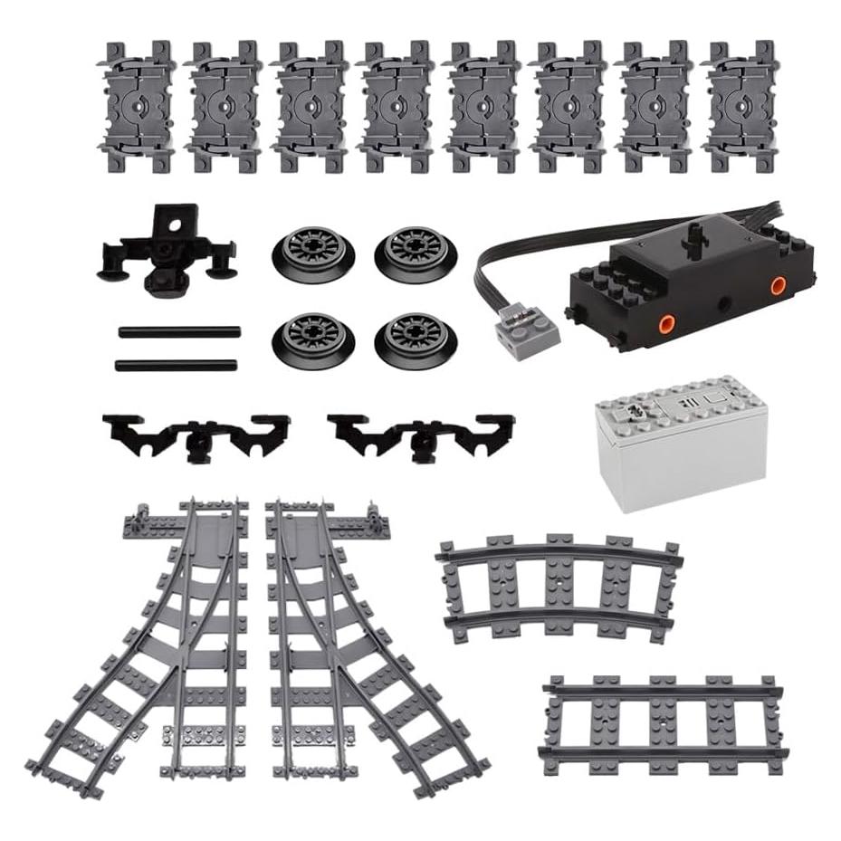 MISINI Kit de Vías de Tren de Ciudad 39 Piezas 0.68 kg