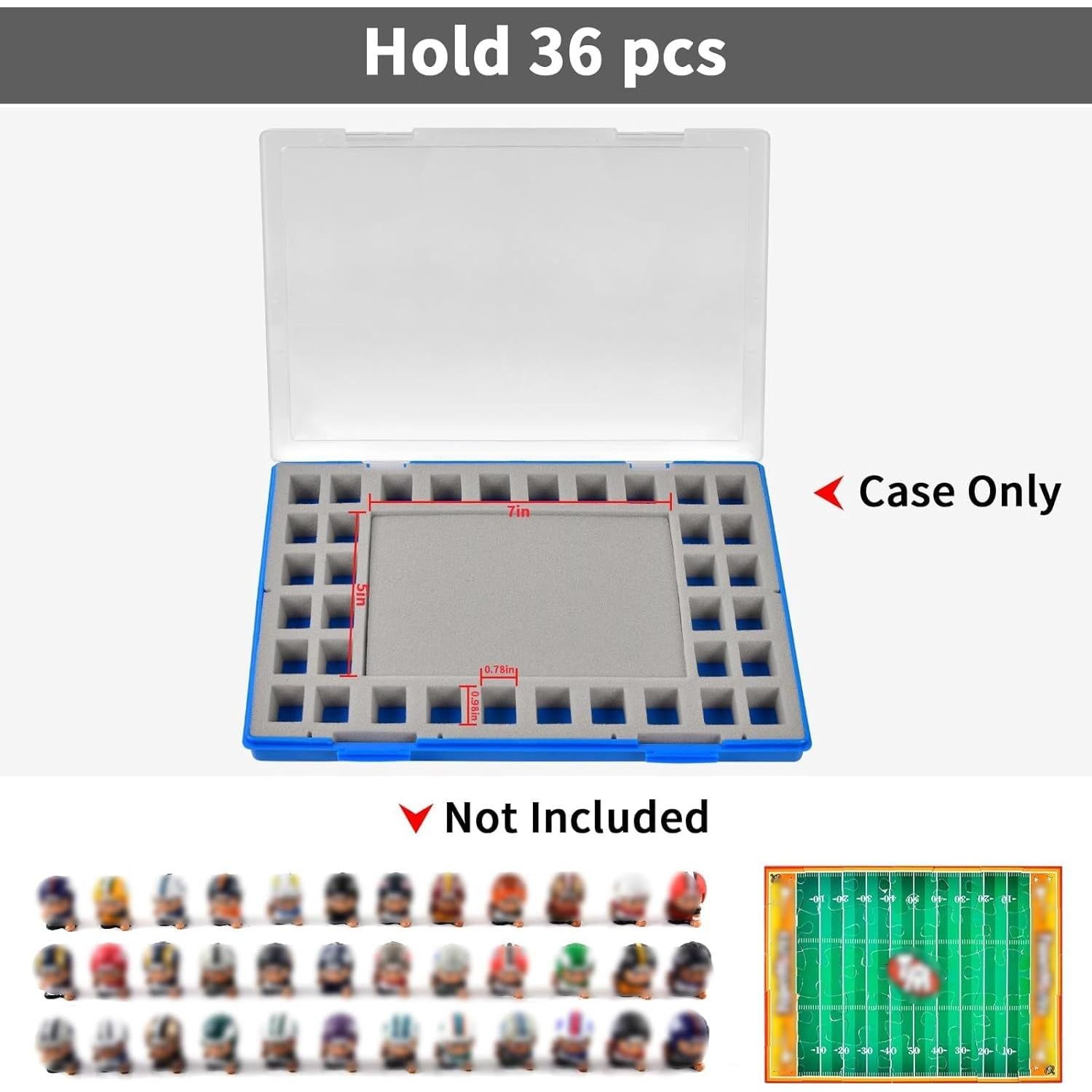 Caja de Almacenamiento Xuerdon para Mini Figuras - Azul