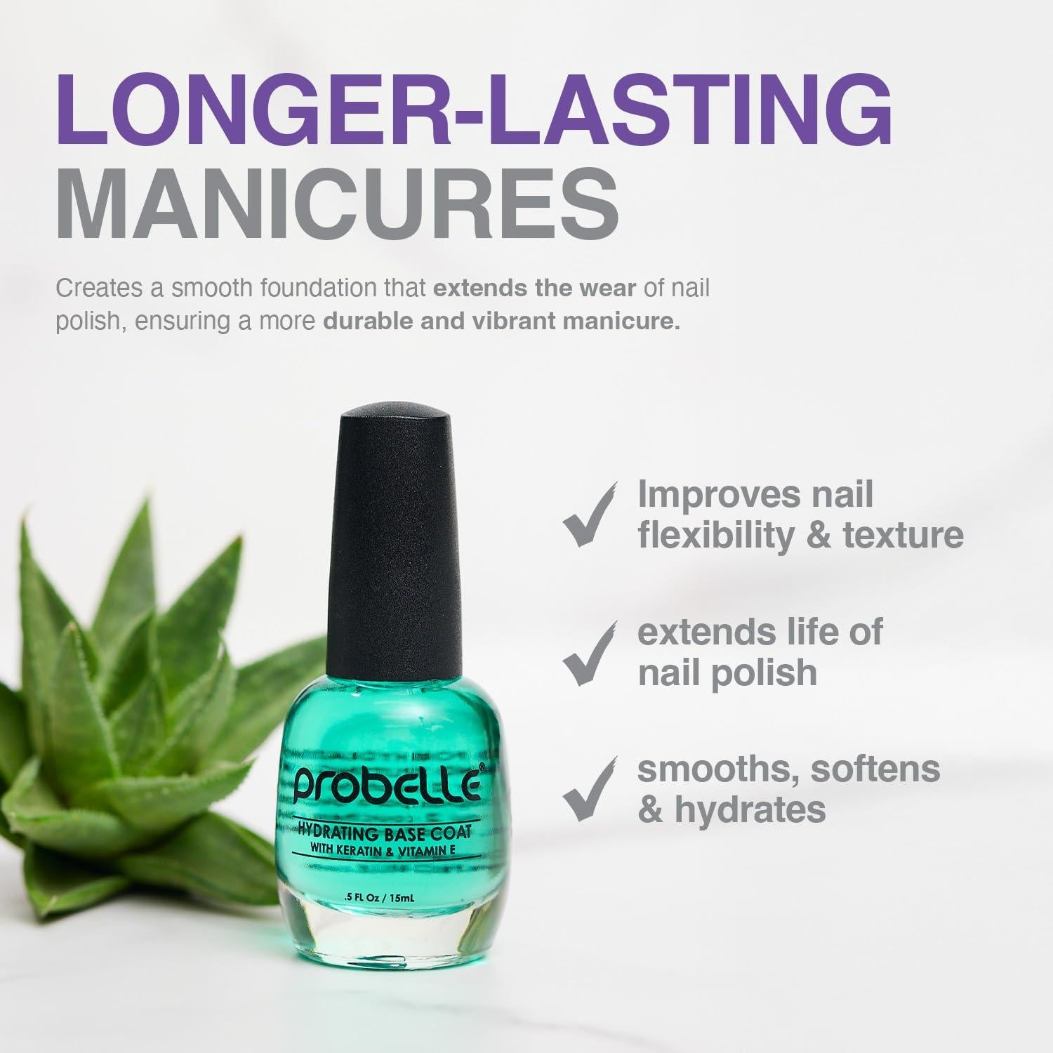 Base Hidratante Probelle para Uñas Secas y Frágiles 81g