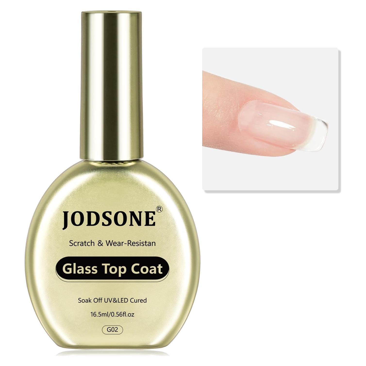 Top Coat de Gel JODSONE 16.5ml Transparente Alta Dureza