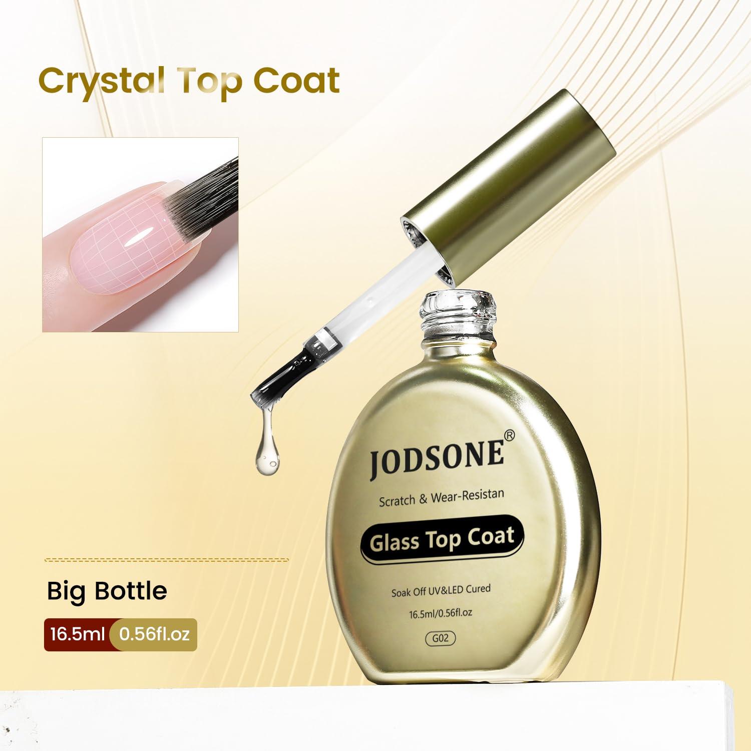 Top Coat de Gel JODSONE 16.5ml Transparente Alta Dureza
