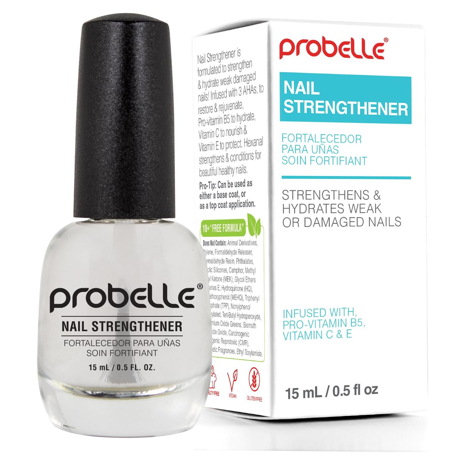 Endurecedor de Uñas ProBelle 14g - Tratamiento Reparador Transparente