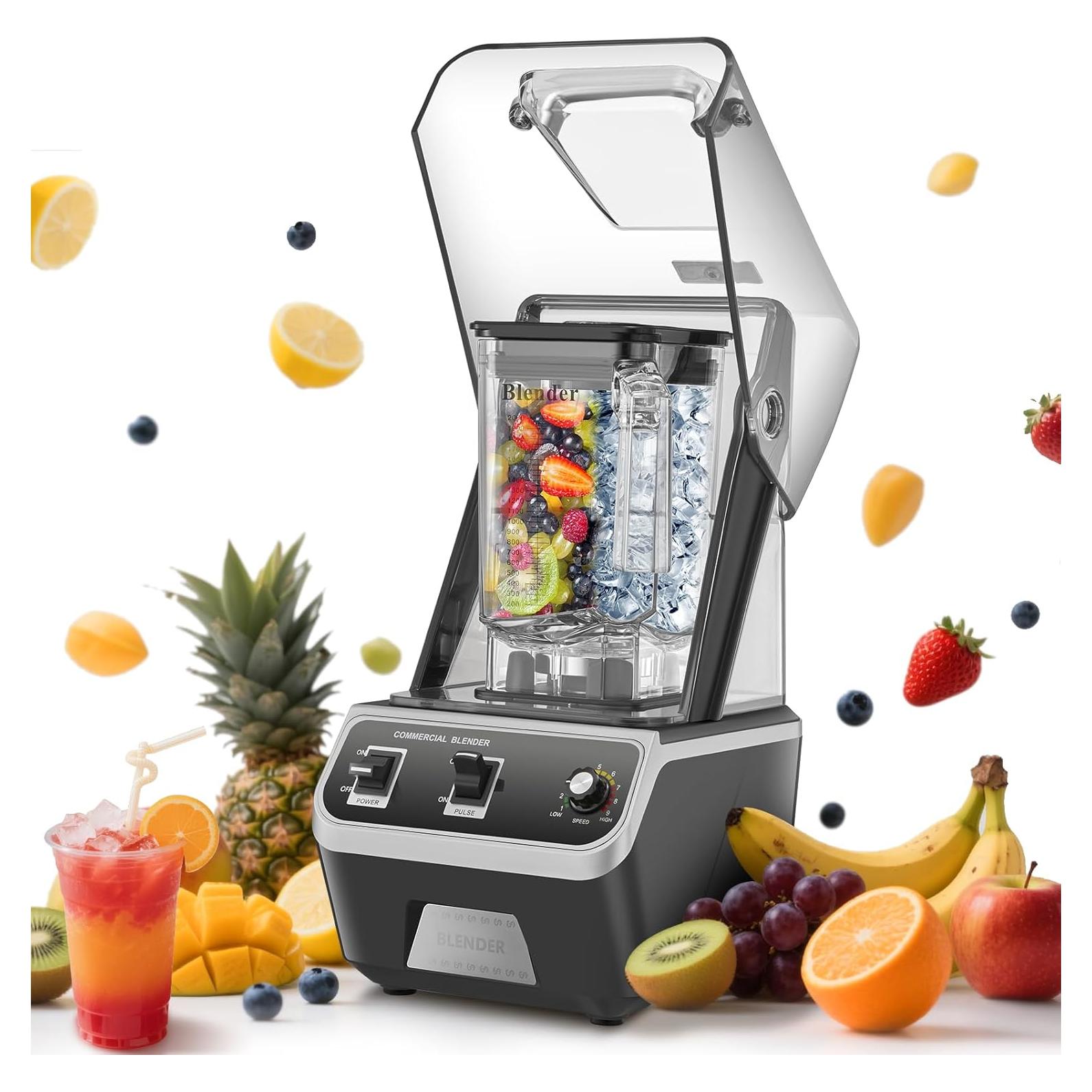 Licadora Comercial WaterElfo 2200W 2L Silenciosa Profesional