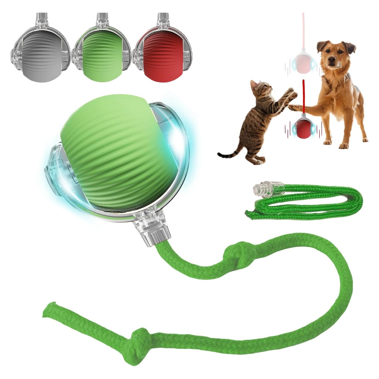 Bola Interactiva para Mascotas XinHai, Juguete Automático Verde