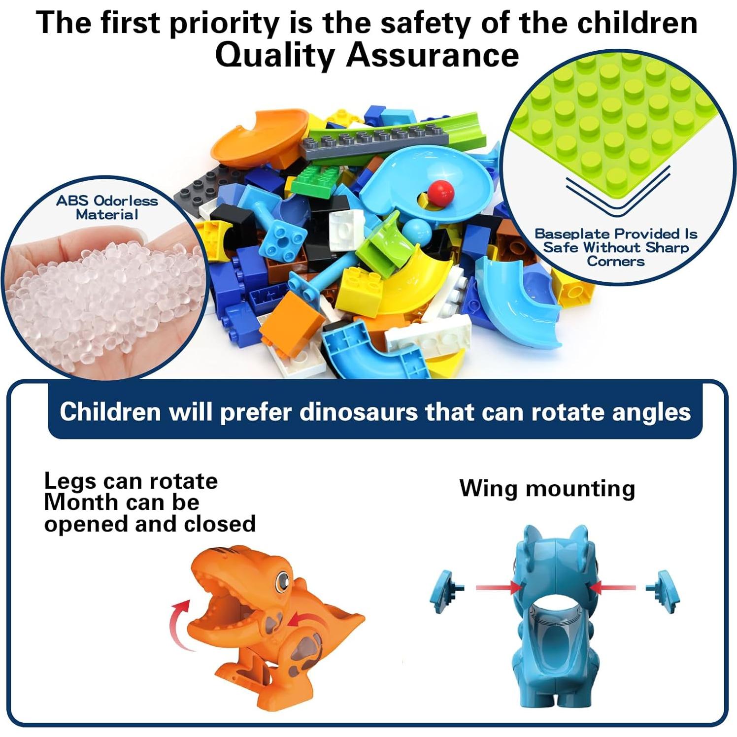Bloques de Construcción de Carrera de Canicas Anpcso 107 Piezas