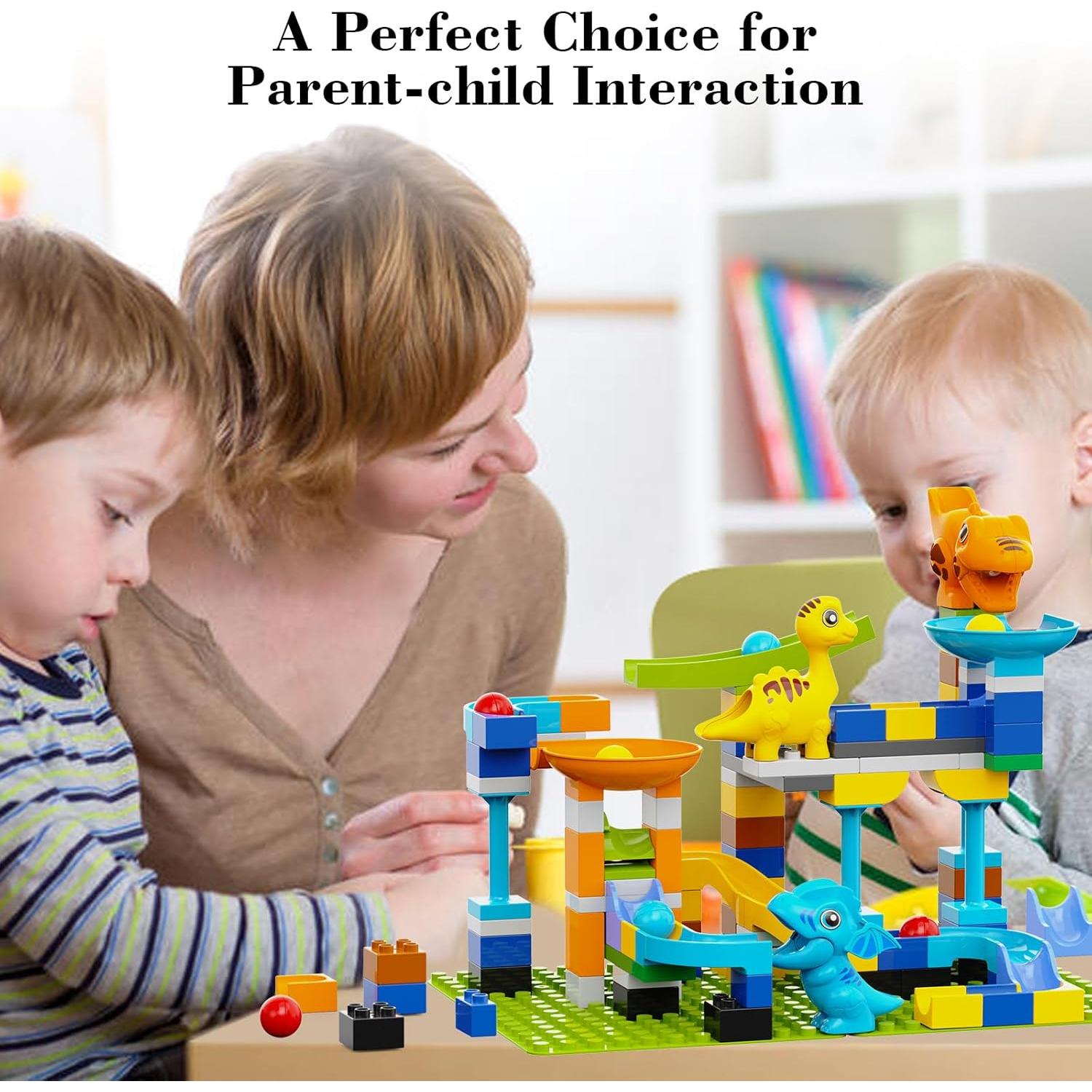 Bloques de Construcción de Carrera de Canicas Anpcso 107 Piezas