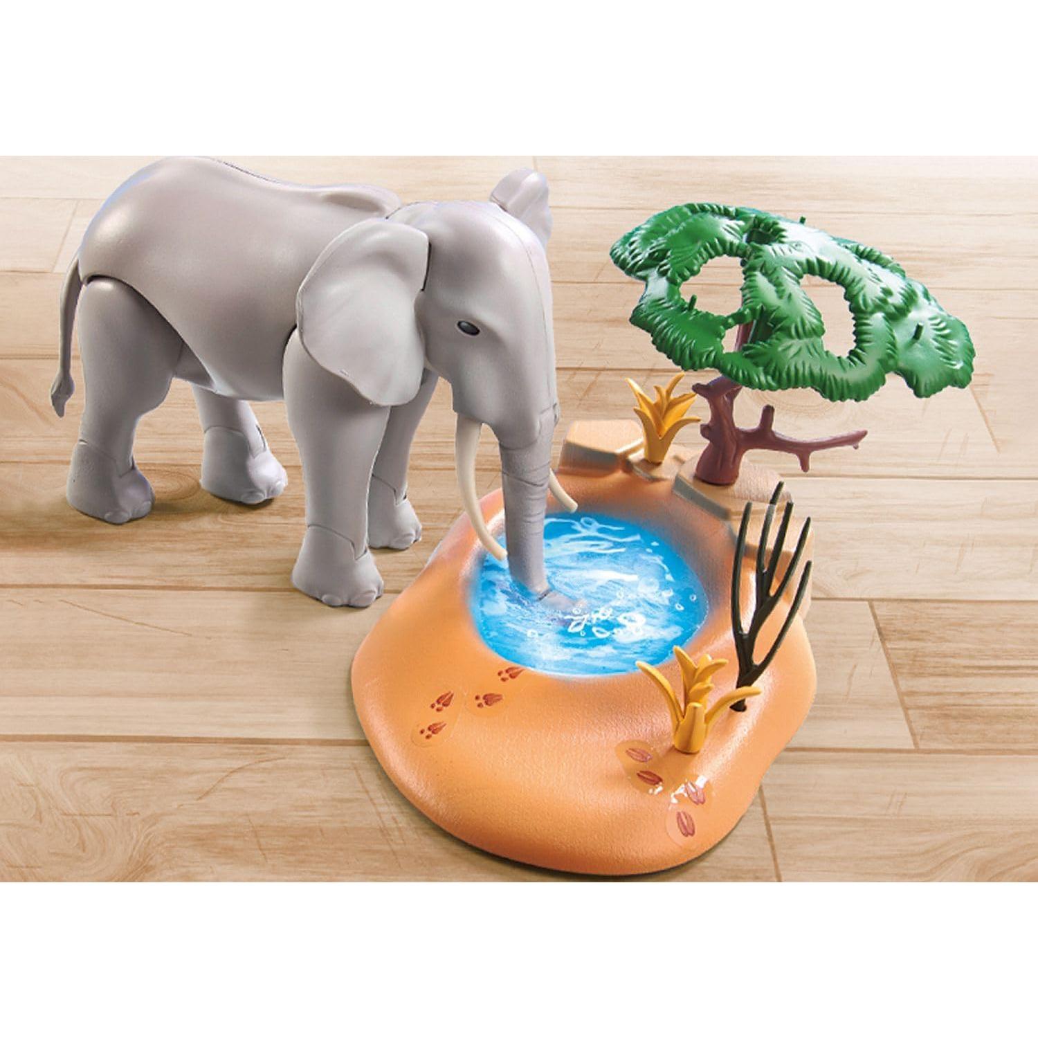 Elefante Playmobil Wiltopia con Agujero de Agua