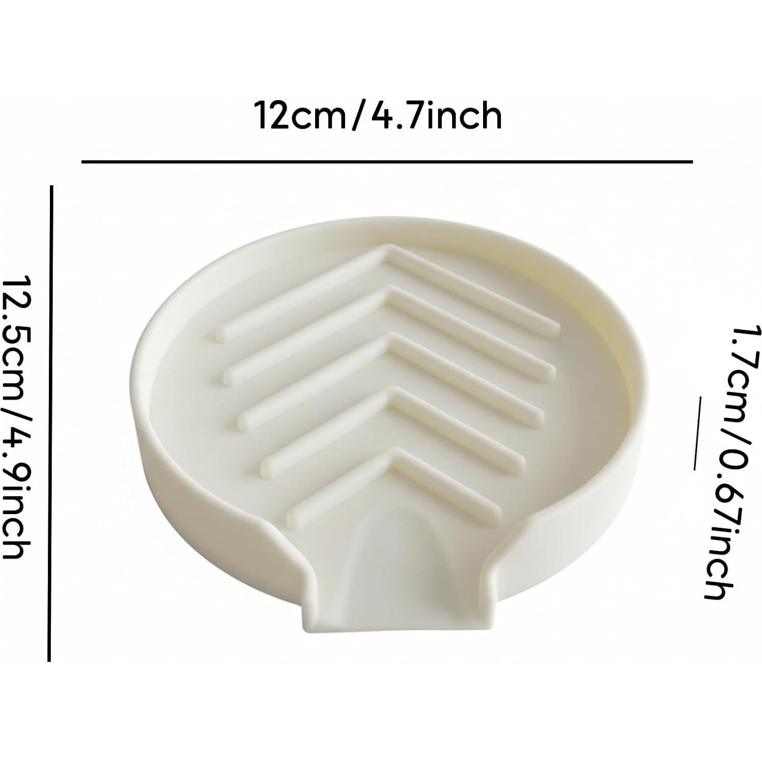 Soporte para Esponjas JIEFANYU con Drenaje - Blanco