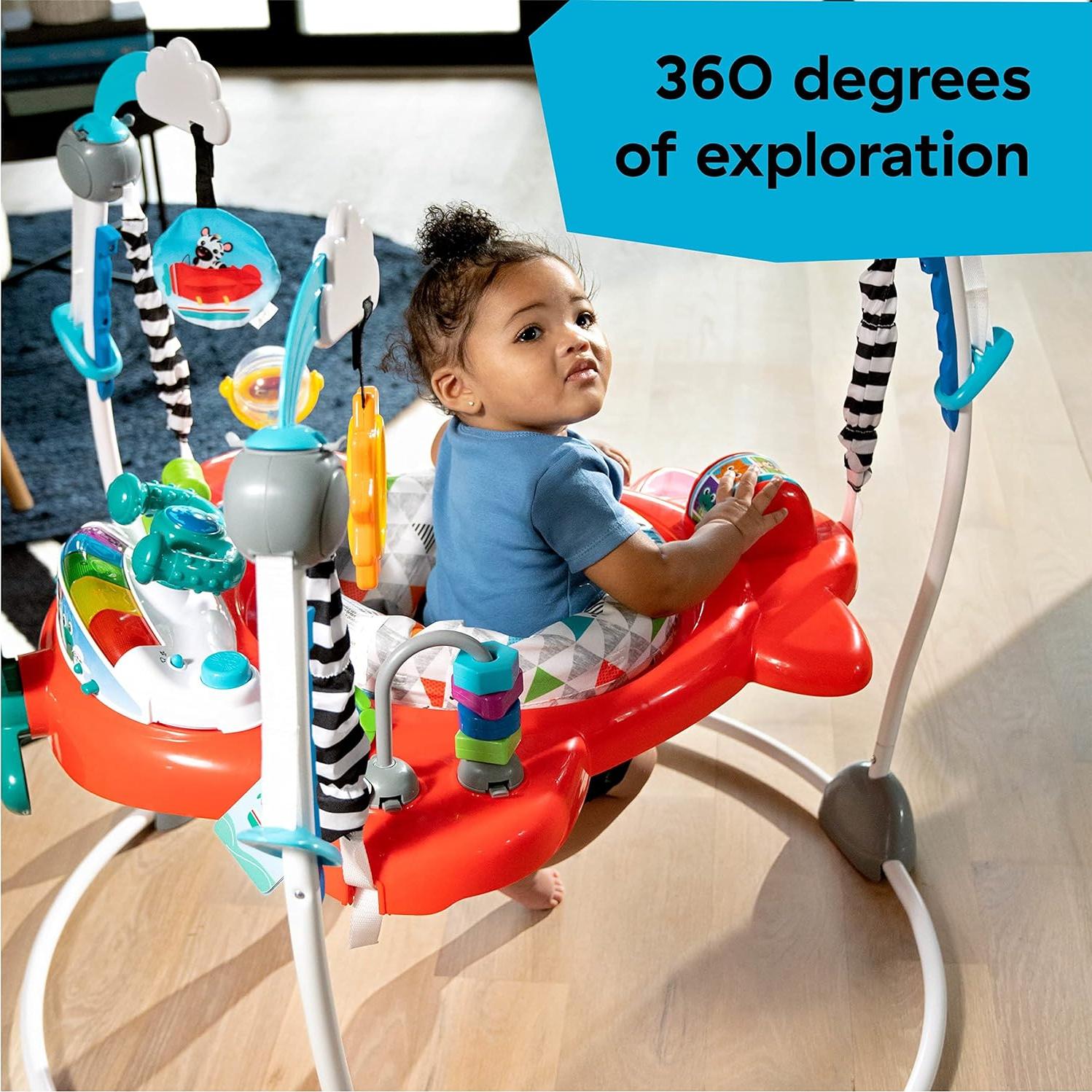 Saltador Baby Einstein Aventura en avión 2 en 1 unisex