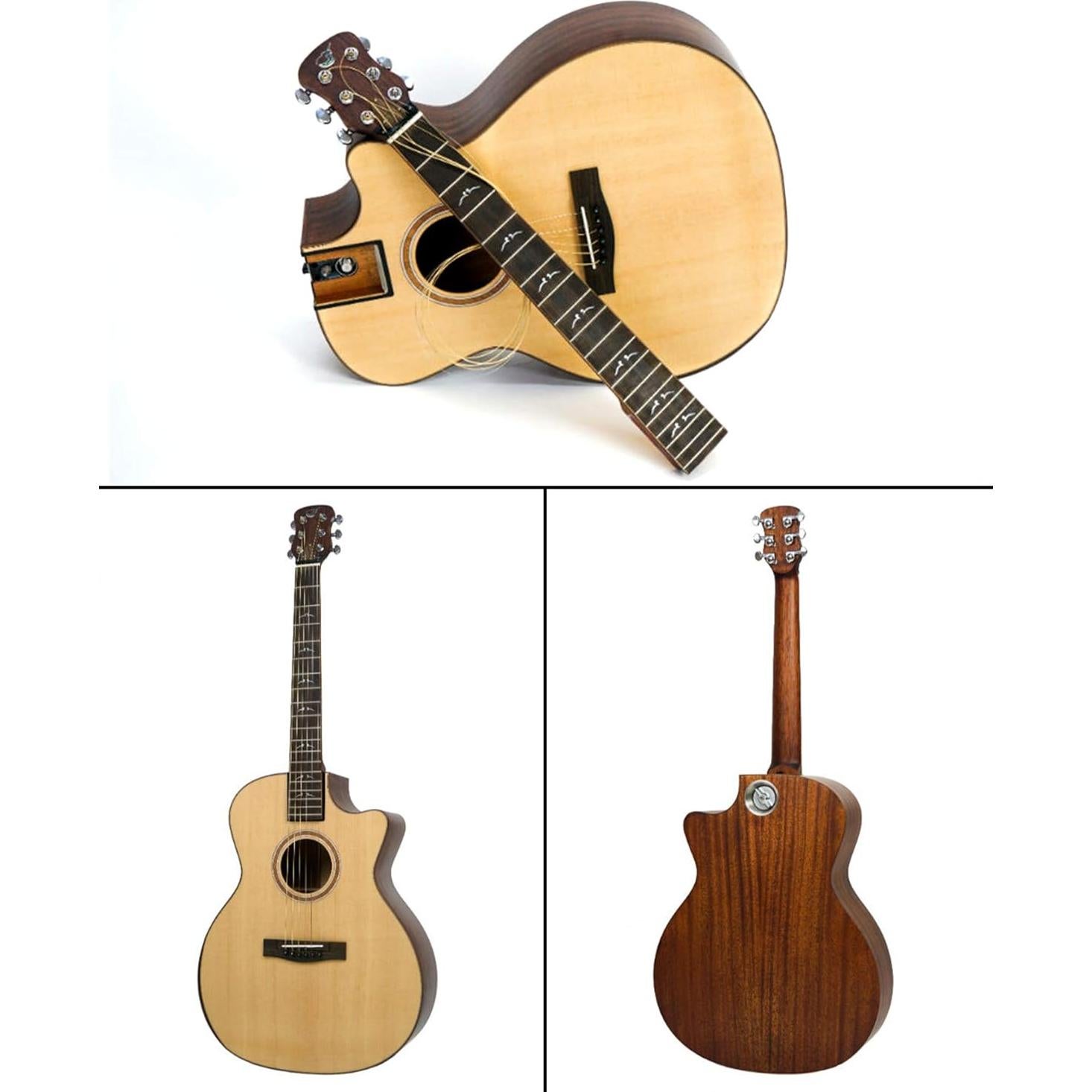 Guitarra de Viaje Journey FF412C Acústica-Eléctrica 2.44 kg