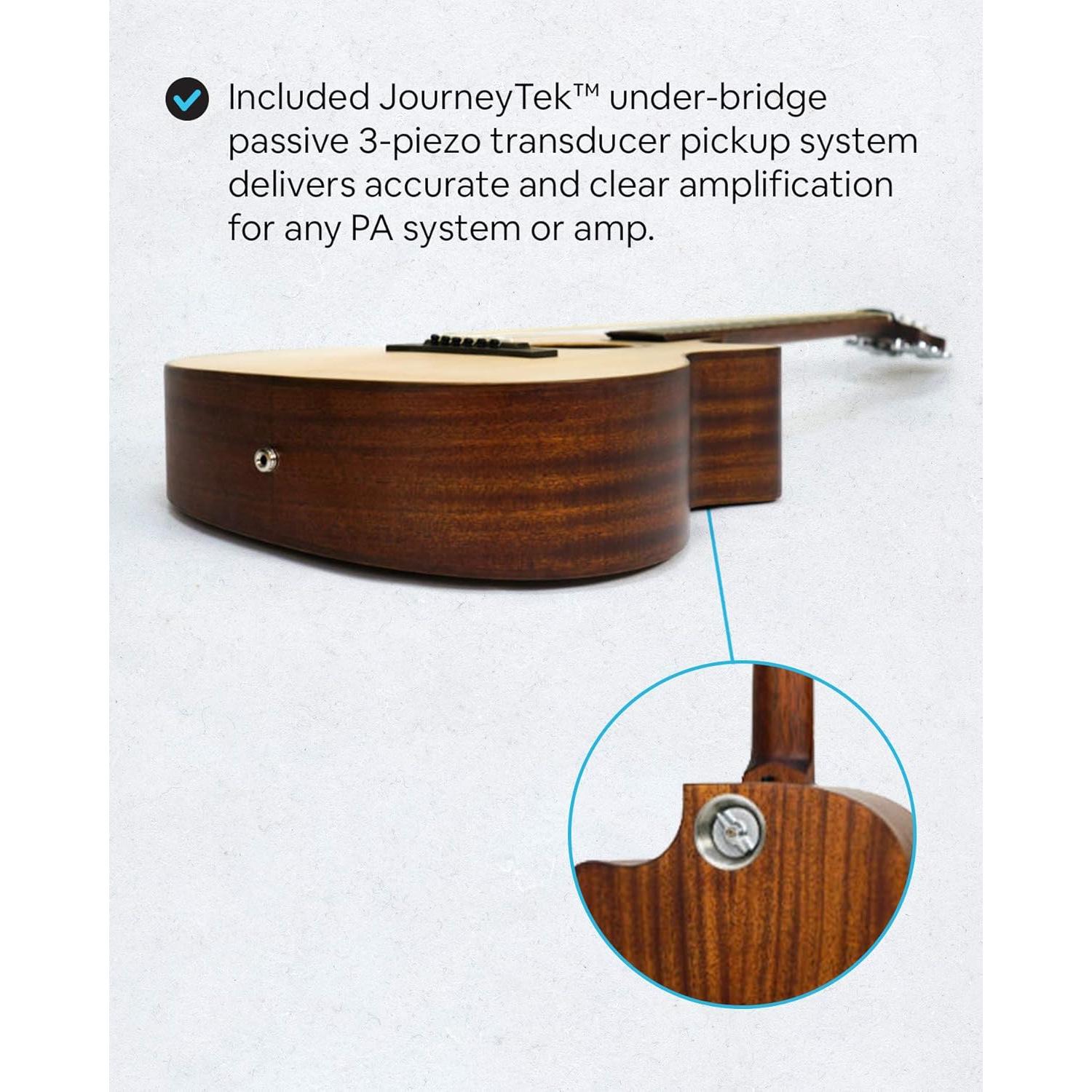 Guitarra de Viaje Journey FF412C Acústica-Eléctrica 2.44 kg