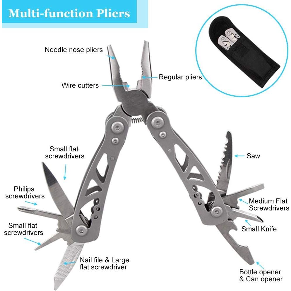 Kit de Supervivencia EMDMAK 16 en 1 para Camping y Emergencias