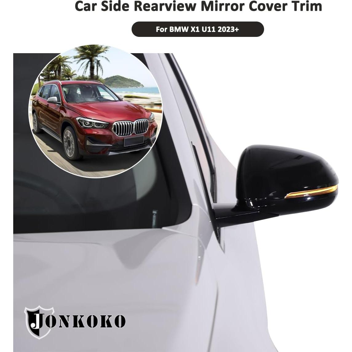 Cubiertas de Espejo Retrovisor JONKOKO para BMW X1 U11 2023-2024