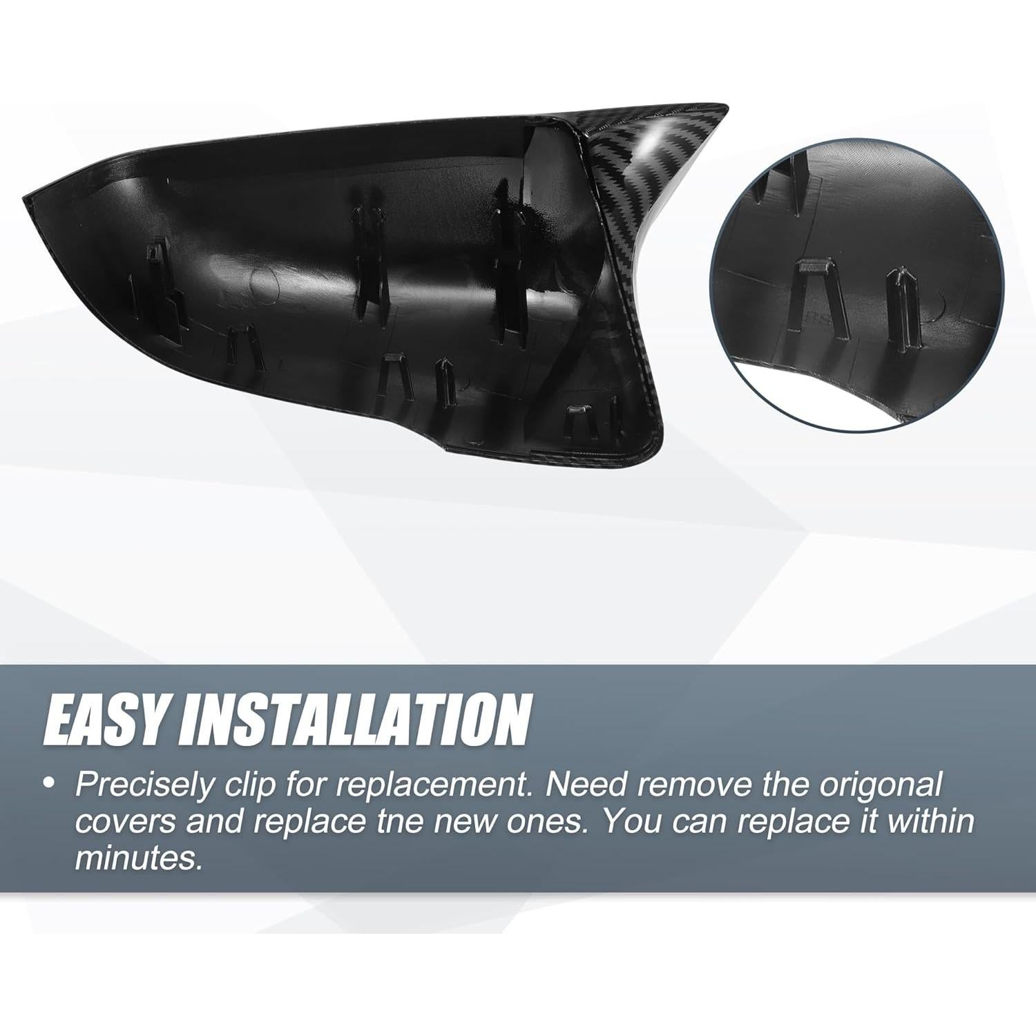 Cubiertas de Espejo Retrovisor BMW X1 F48 2 Series X AUTOHAUX