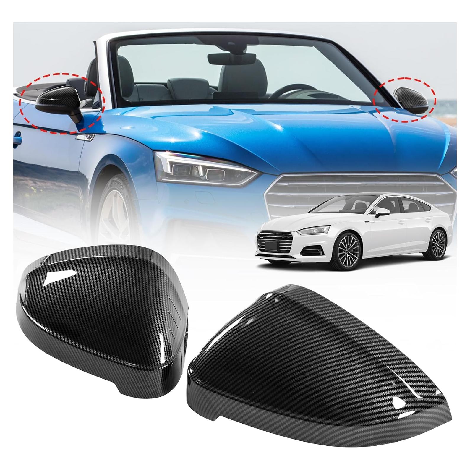 Cubiertas de Espejo Retrovisor Lateral Audi B9 2017-2023 Carbono