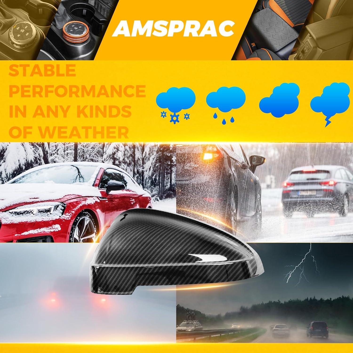 Cubiertas de Espejo Retrovisor Lateral Audi B9 2017-2023 Carbono