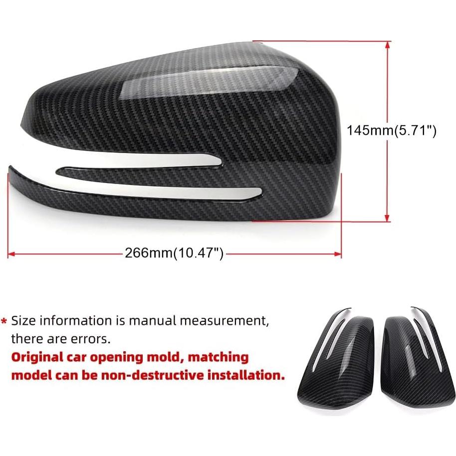 Cubiertas de Espejo Retrovisor KARTONMOTOR para Mercedes Benz