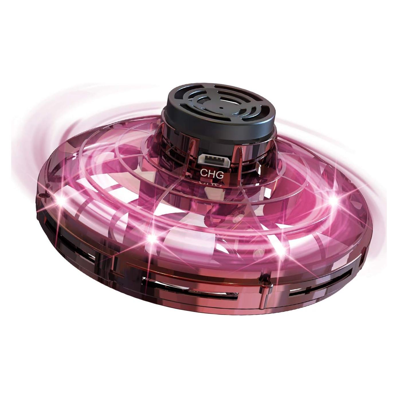 Drone FLYNOVA Mini UFO Spinner con Luces LED 8cm
