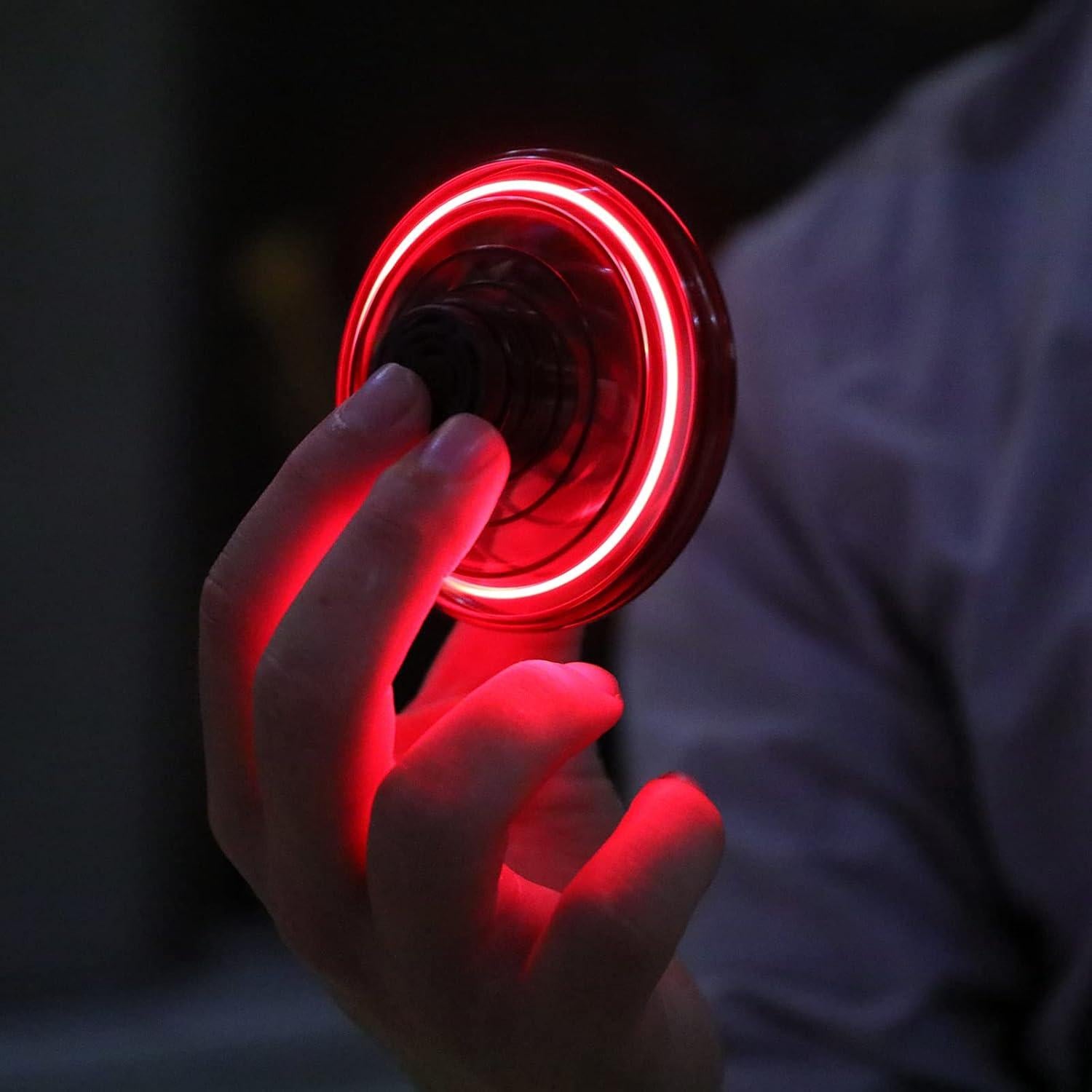 Drone FLYNOVA Mini UFO Spinner con Luces LED 8cm