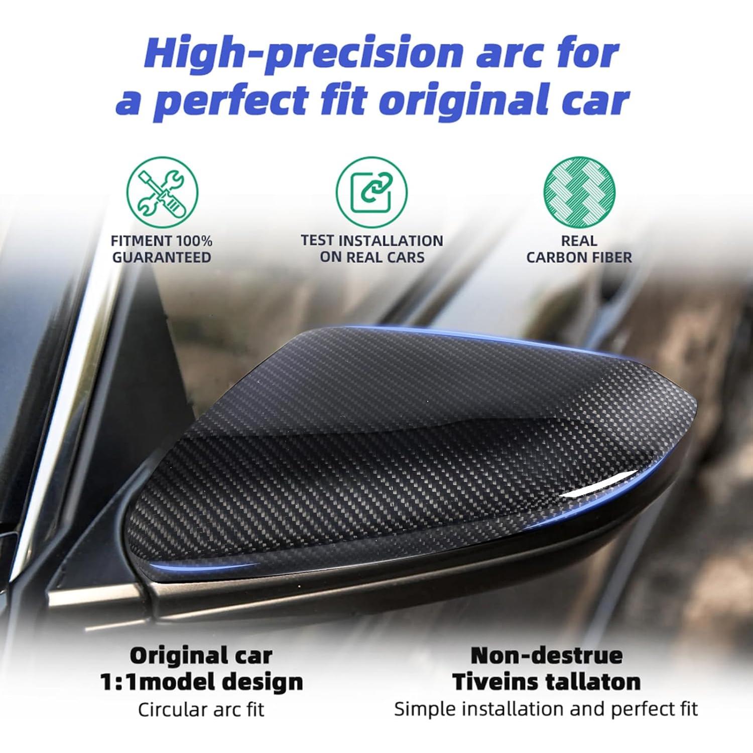 Carcasa Espejo Retrovisor KARTONMOTOR Fibra Carbono Honda Civic 2016-2021