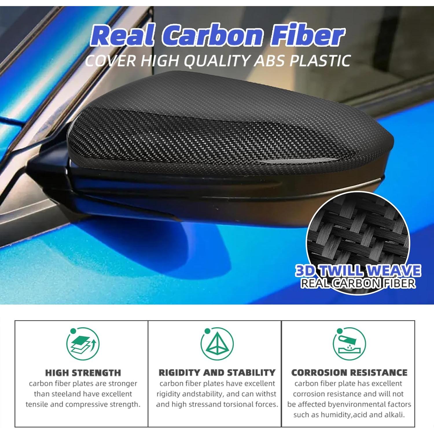 Carcasa Espejo Retrovisor KARTONMOTOR Fibra Carbono Honda Civic 2016-2021